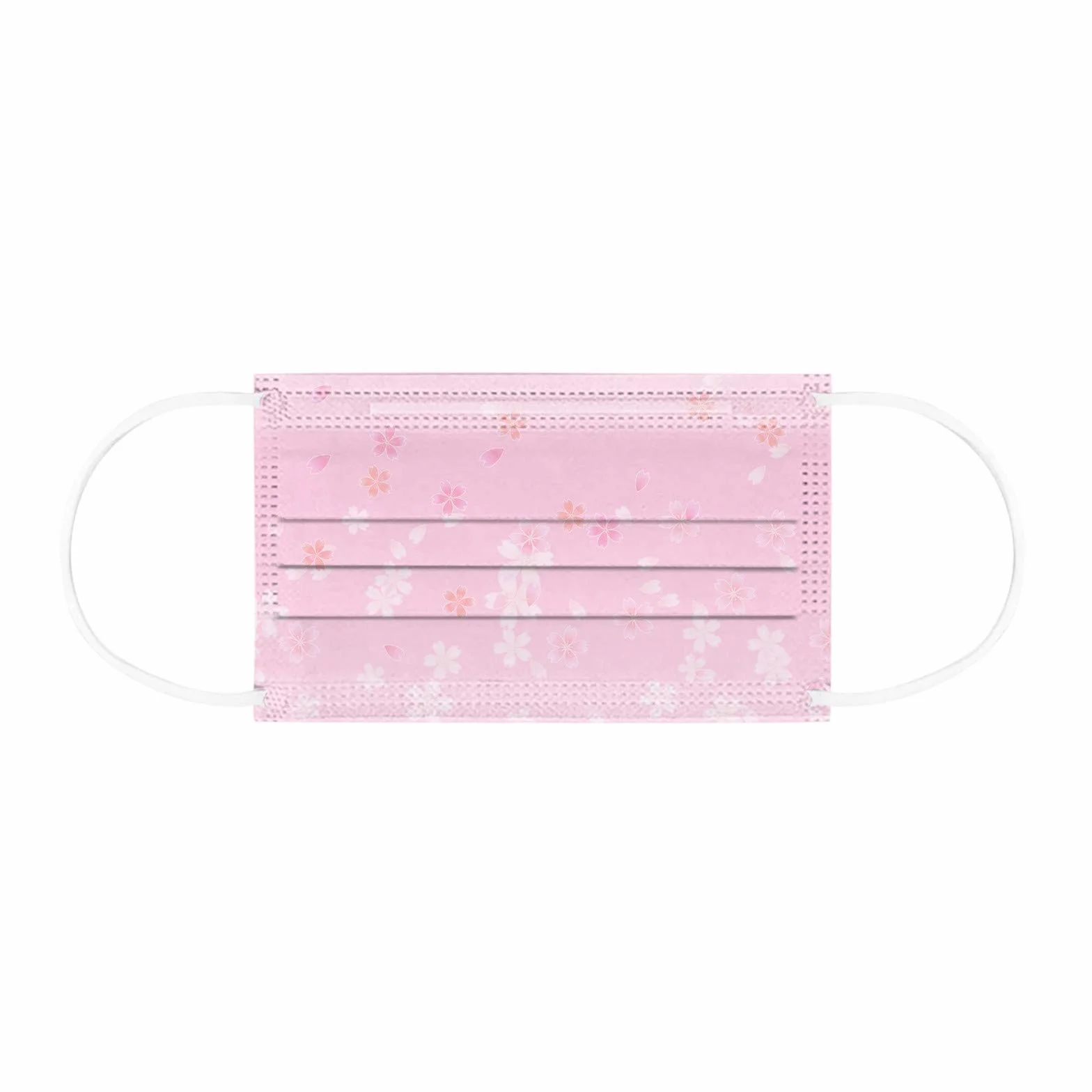 Masque Tissu Non-tissé 3 Plis Adulte 50 Pièces Antipoussière Respirant
