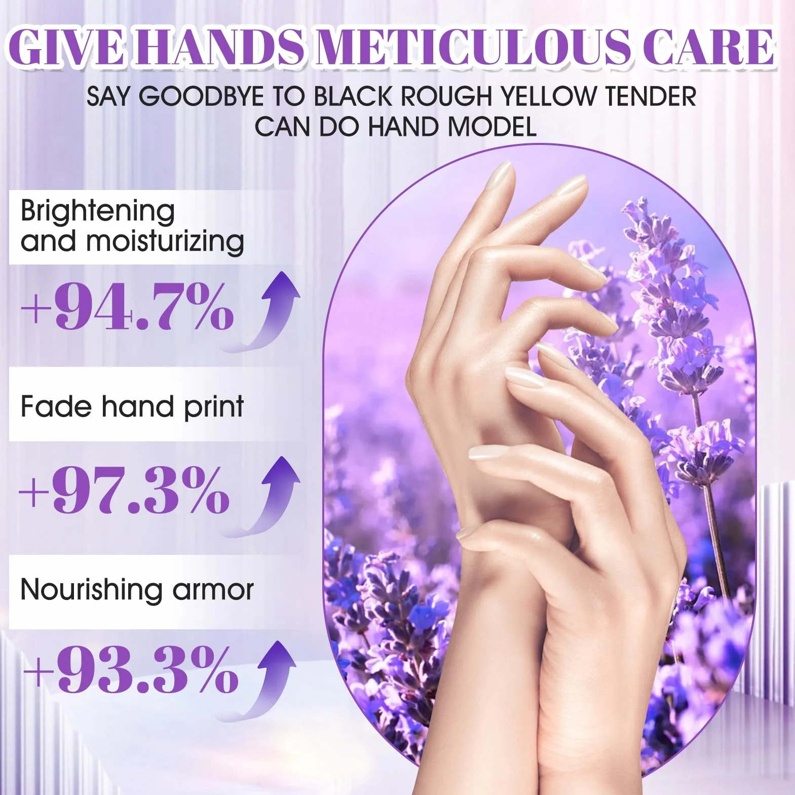 Masque Main Hydratant Exfoliant 6 Paires Gants Hydratants Peau Sèche Craquelée
