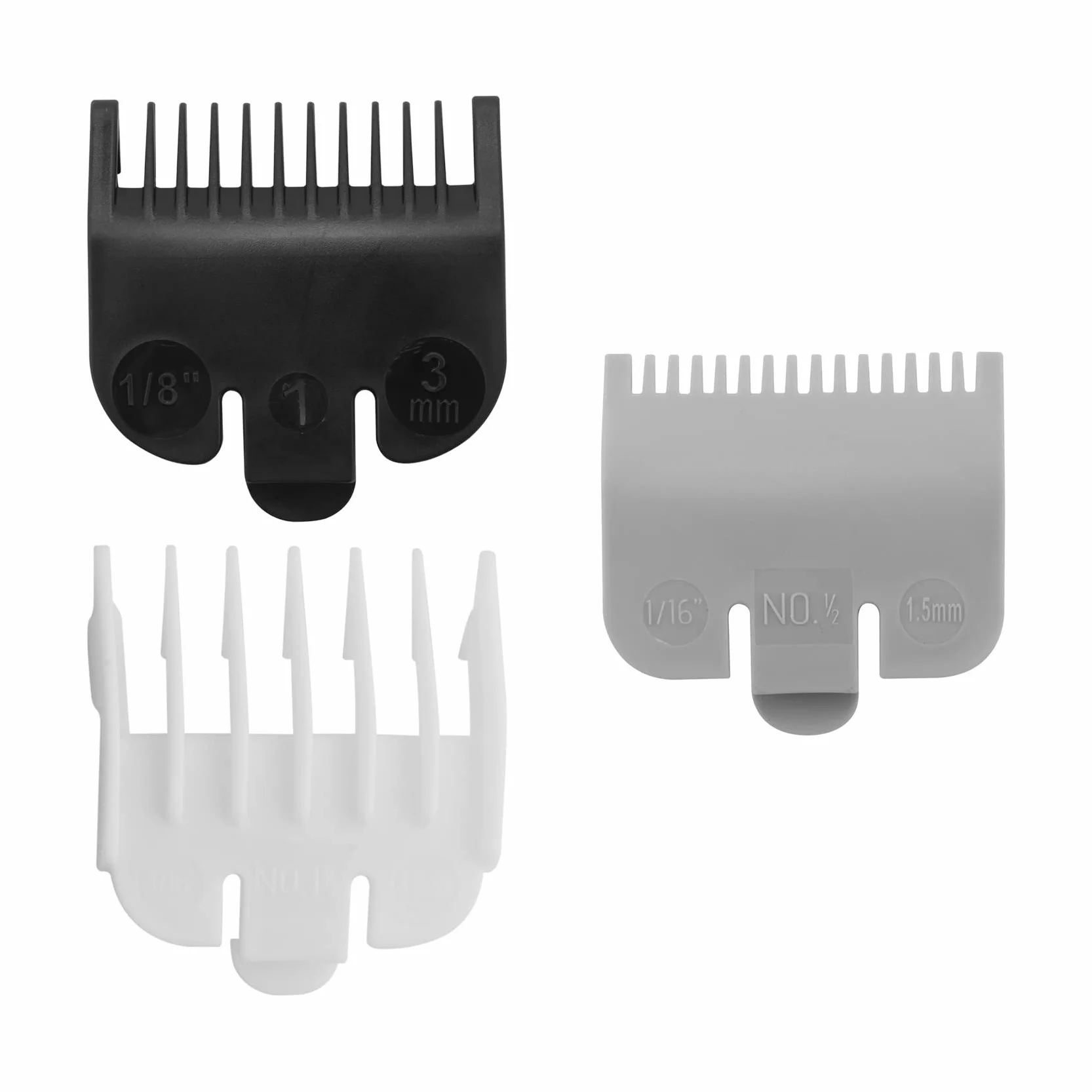 Tondeuse à Cheveux Universelle 3 Pièces Peigne Limite 1.5Mm 3Mm 4.5Mm