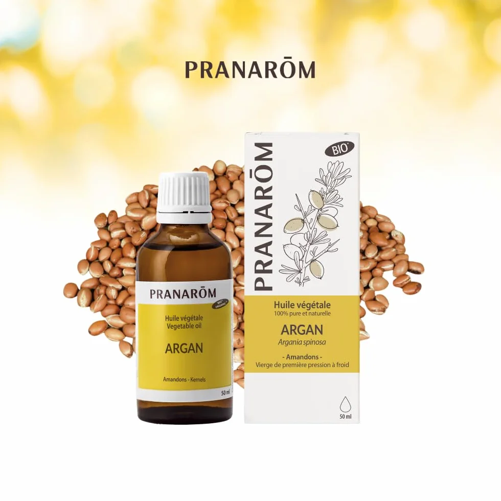 Pranarôm Argan Bio Huile Végétale 50 ml Anti-Age Réparatrice