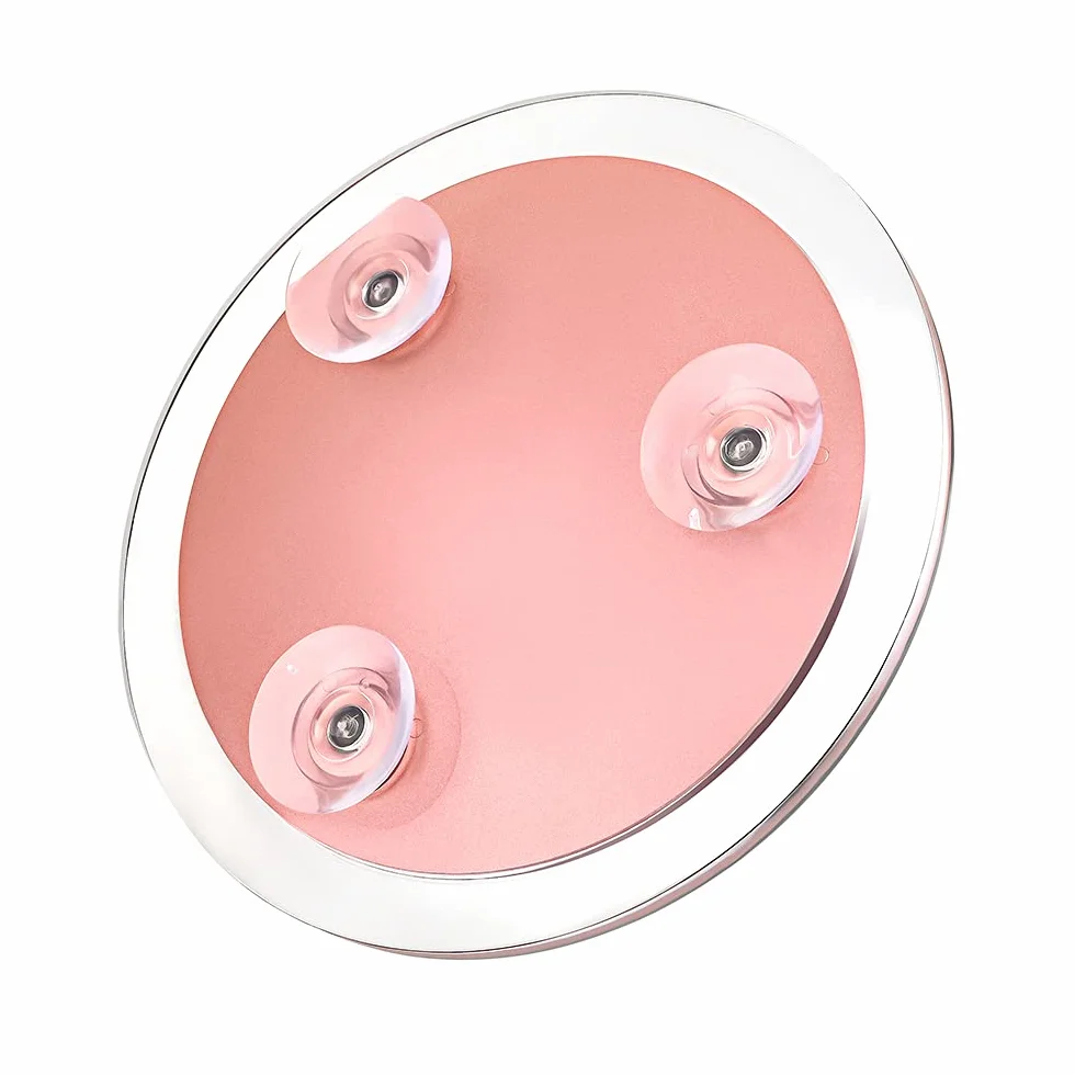 Miroir grossissant 15X 15 cm rond avec ventouses pour maquillage et épilation