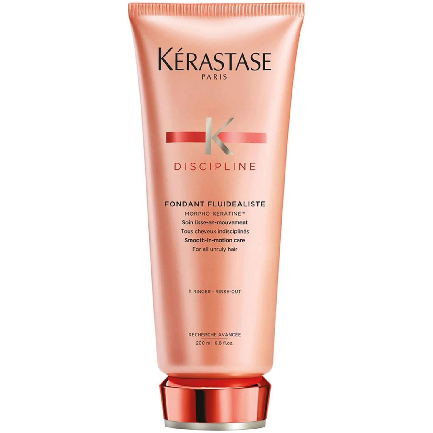 Kérastase, Discipline, Après-Shampoing, Lissant & Anti-Frisottis, Pour Cheveux Indisciplinés Fins à Moyens, Fondant Fluidéaliste, 200 ml