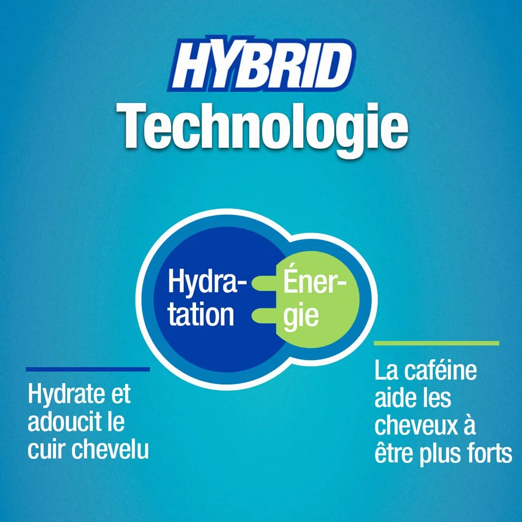Alpecin Shampooing Hybride à la Caféine 3x250ml | Antipelliculaire | Contre les cheveux secs | Shampooing Homme | Traitement anti-calvitie