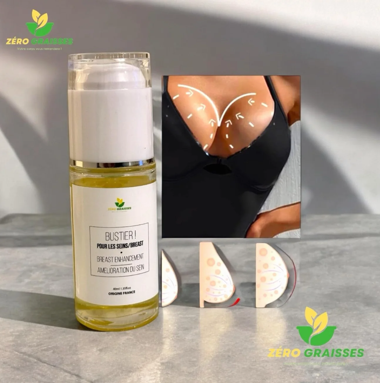 Le BUSTIER Serum Pour Seins 40ml zero graisses