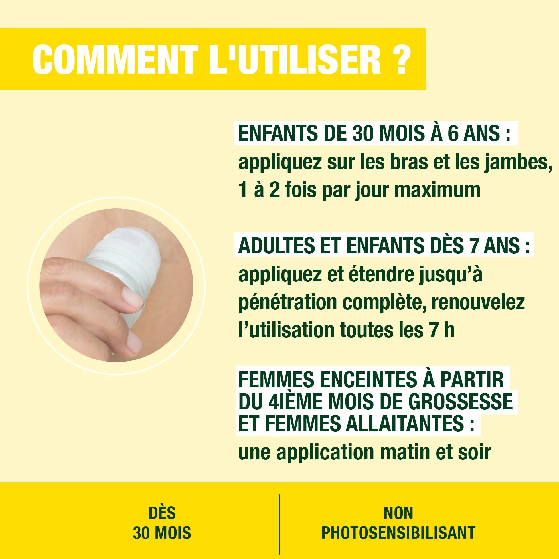 Pranarôm Roller Anti-Moustiques Bio 75 ml Huiles Essentielles Aromapic