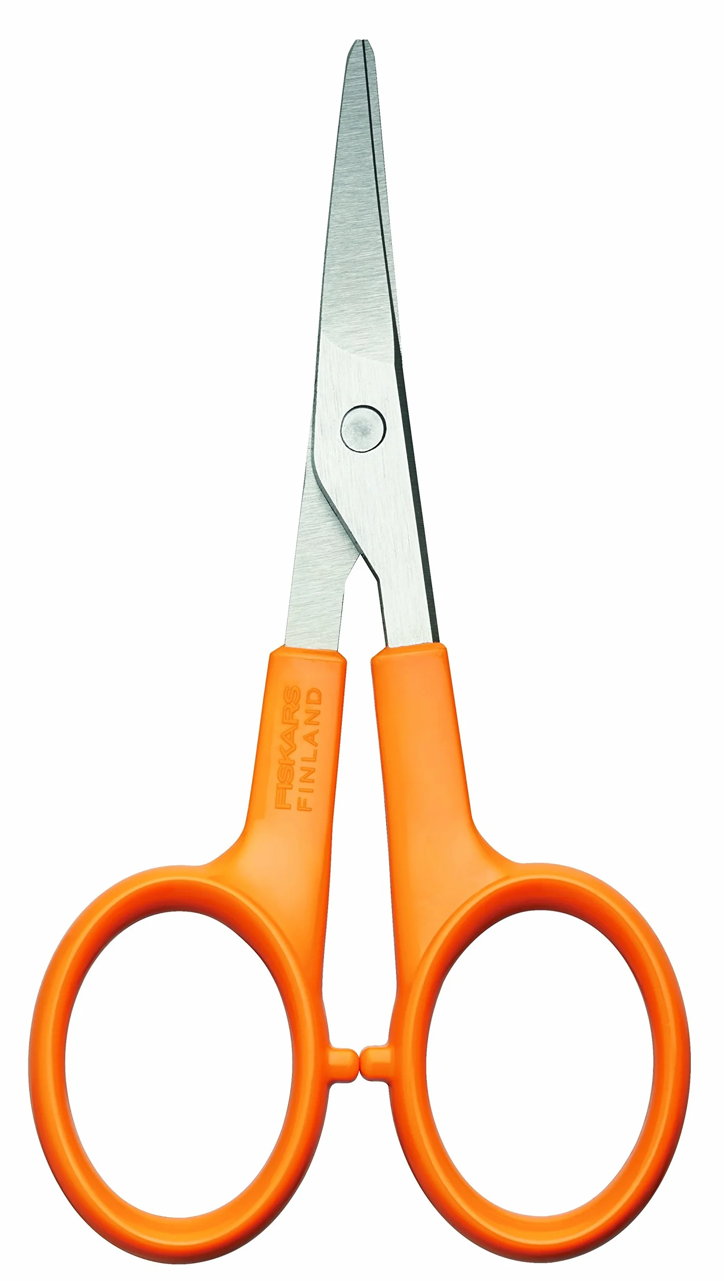 Fiskars Ciseaux de manucure, Courbés, Longueur des ciseaux : 10 cm, Acier/Plastique, Classic, 100081