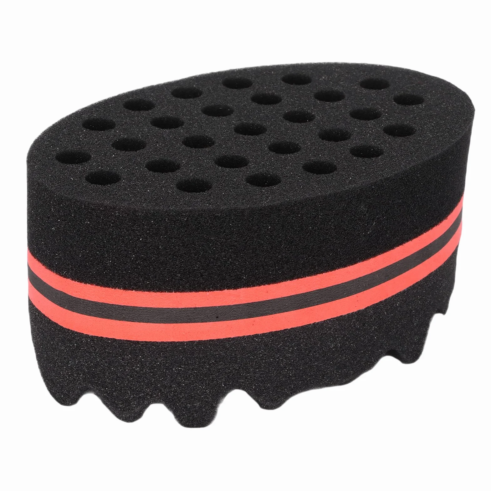 Sorandy Brosse éponge à Cheveux Gros Trous Torsadé Hommes Femmes Cheveux Courts Bouclés Peigne Afro Mousse Portable Voyages