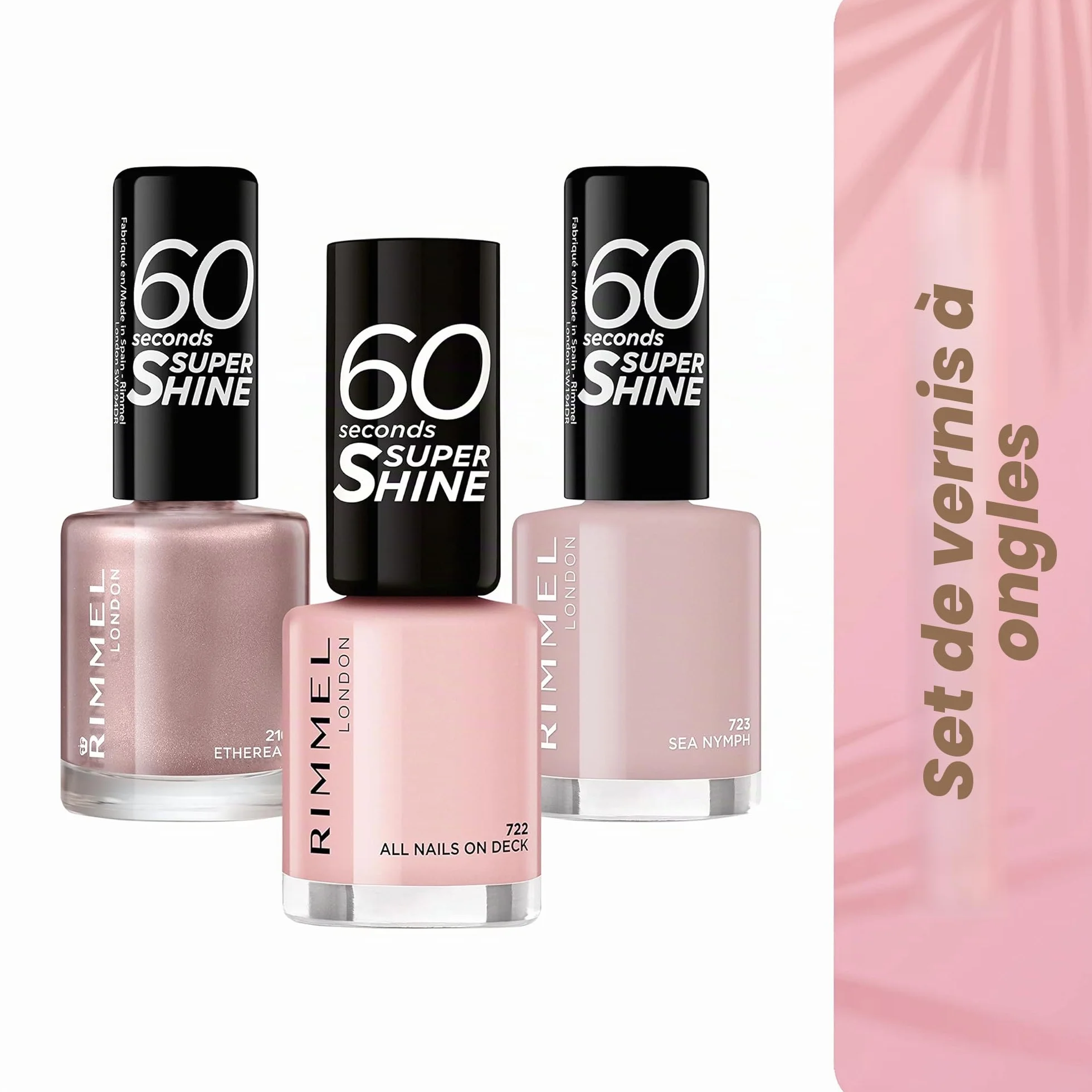 Rimmel Vernis à Ongles 60 Seconds Super Shine 722 All Nails on deck 8ml