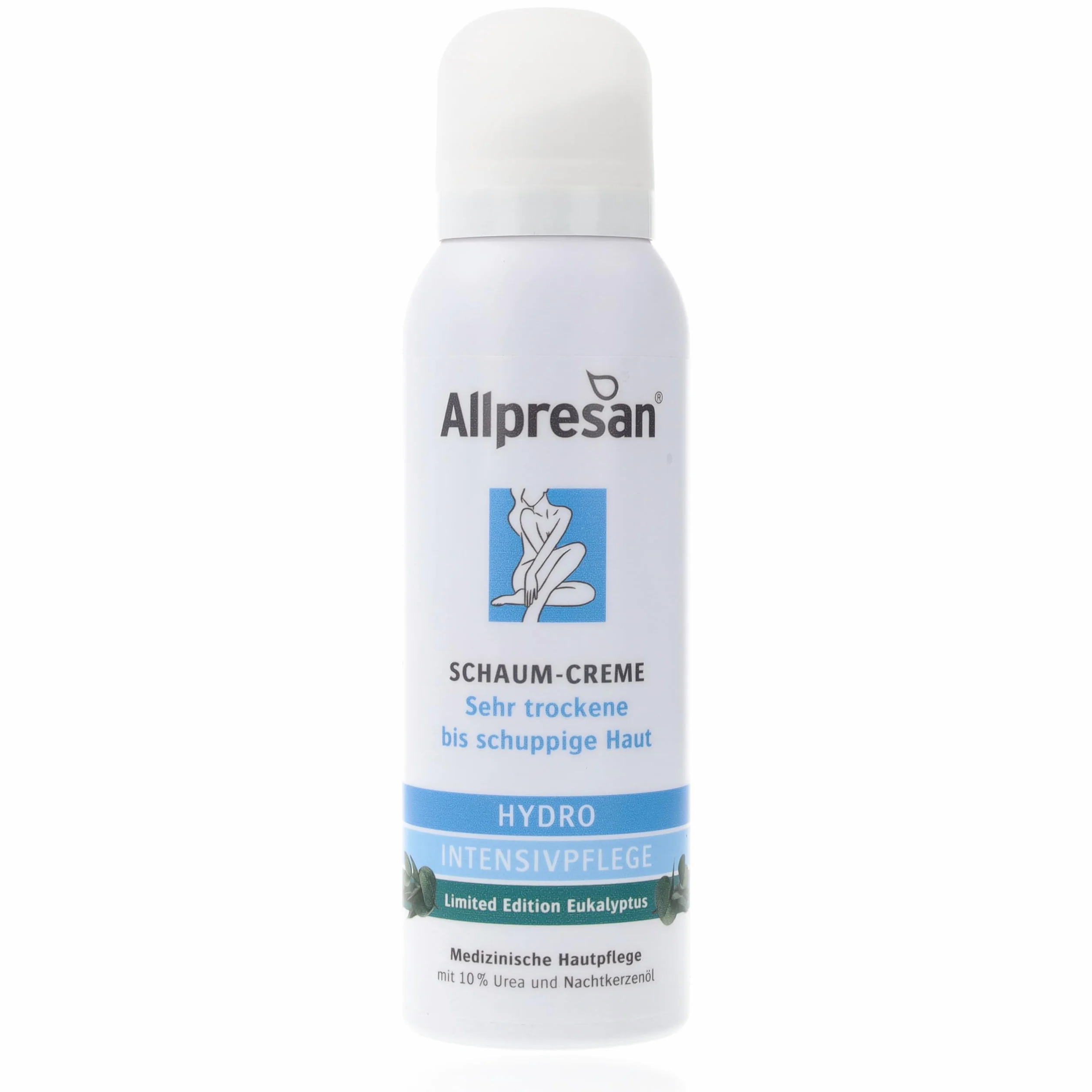 Allpresan Hydro Intense Edition - Crème mousse pour le corps - Pour peaux très sèches à squameuses - Avec eucalyptus - 125 ml