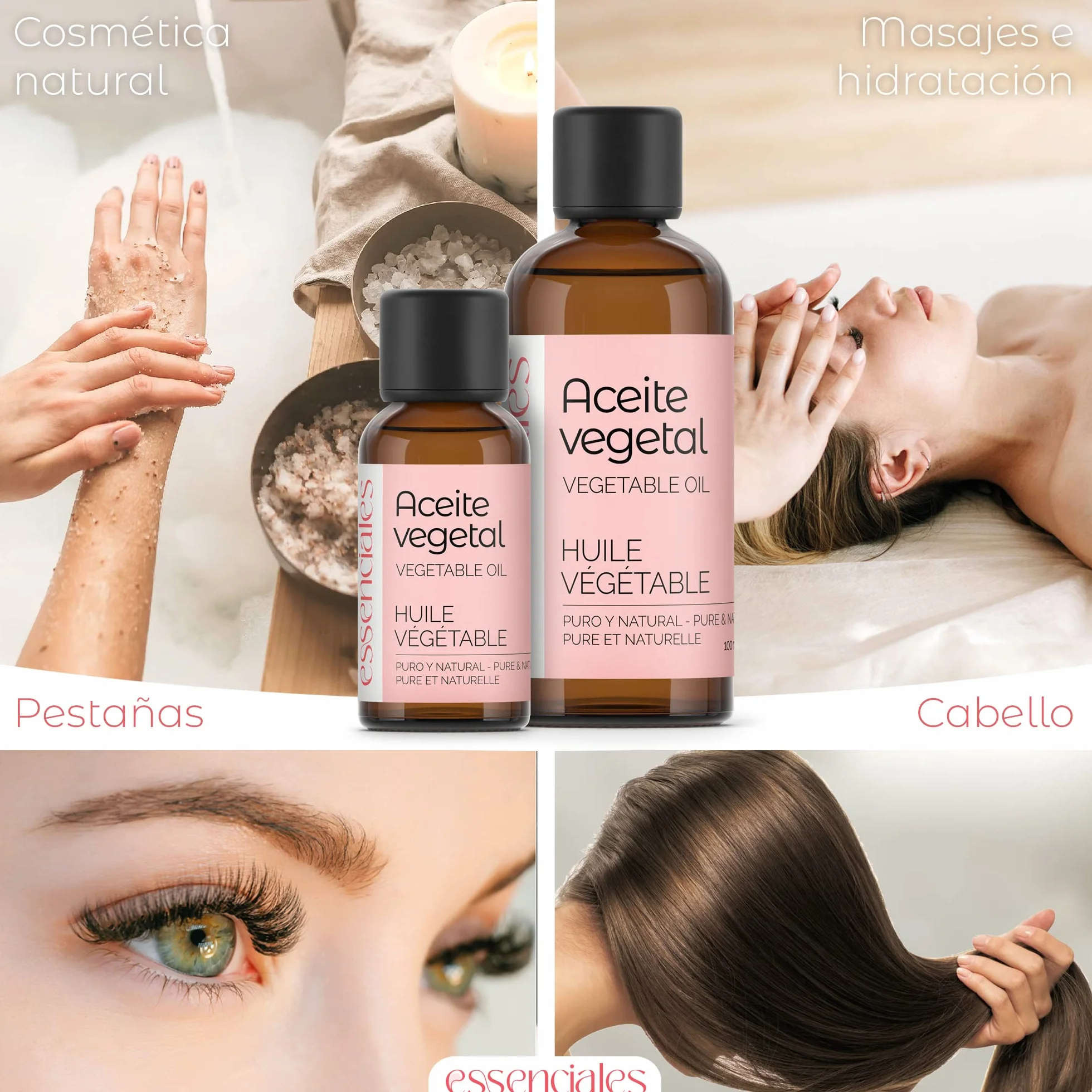 Huile végétale de Takamaka/Calophylle BIO 100% pure 500 ml - Calophyllum inophyllum - Soin visage, corps et cheveux