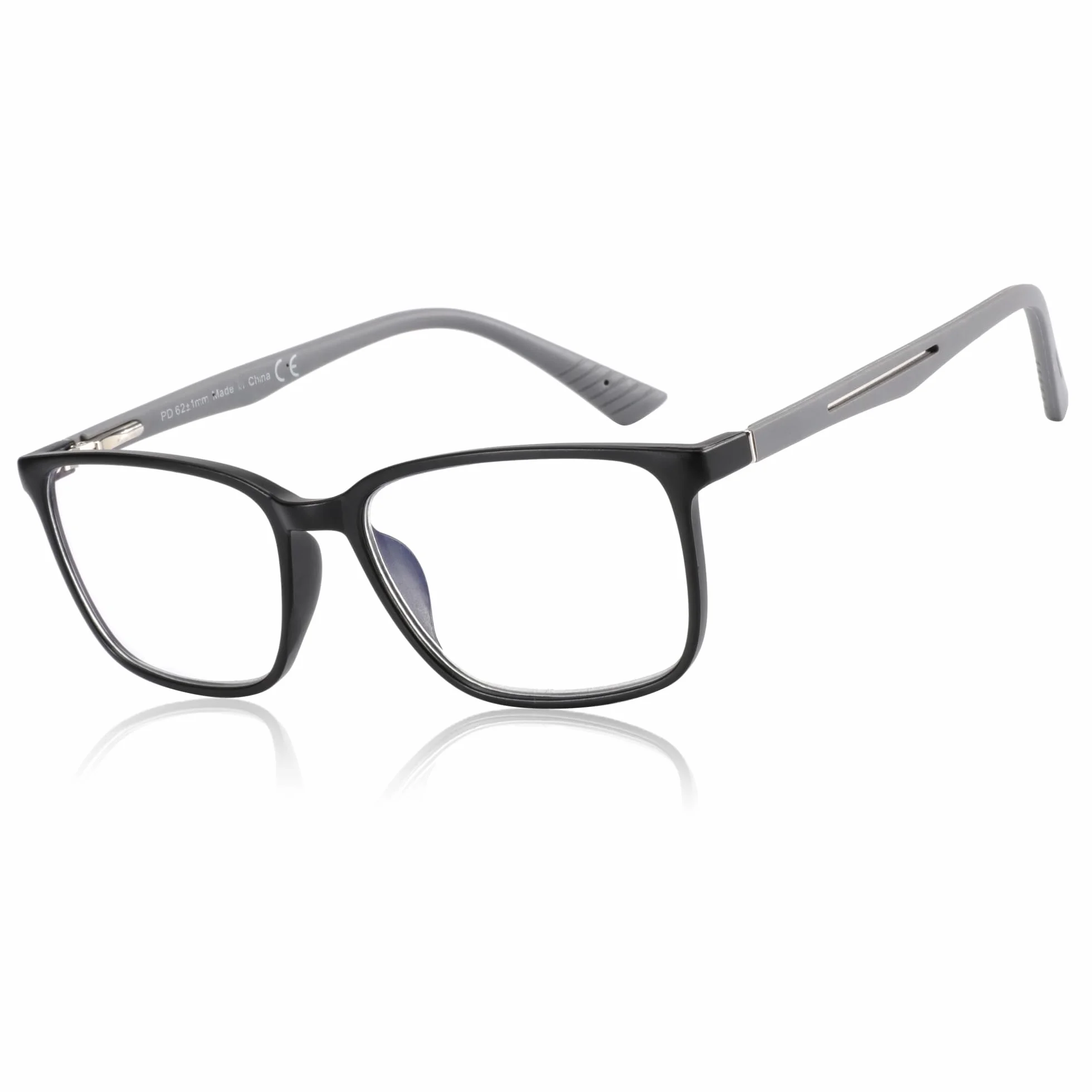 ZENOTTIC Lunettes de Lecture Homme Filtre Lumière Bleue Monture Carrée Anti-Reflets Sport Ordinateur