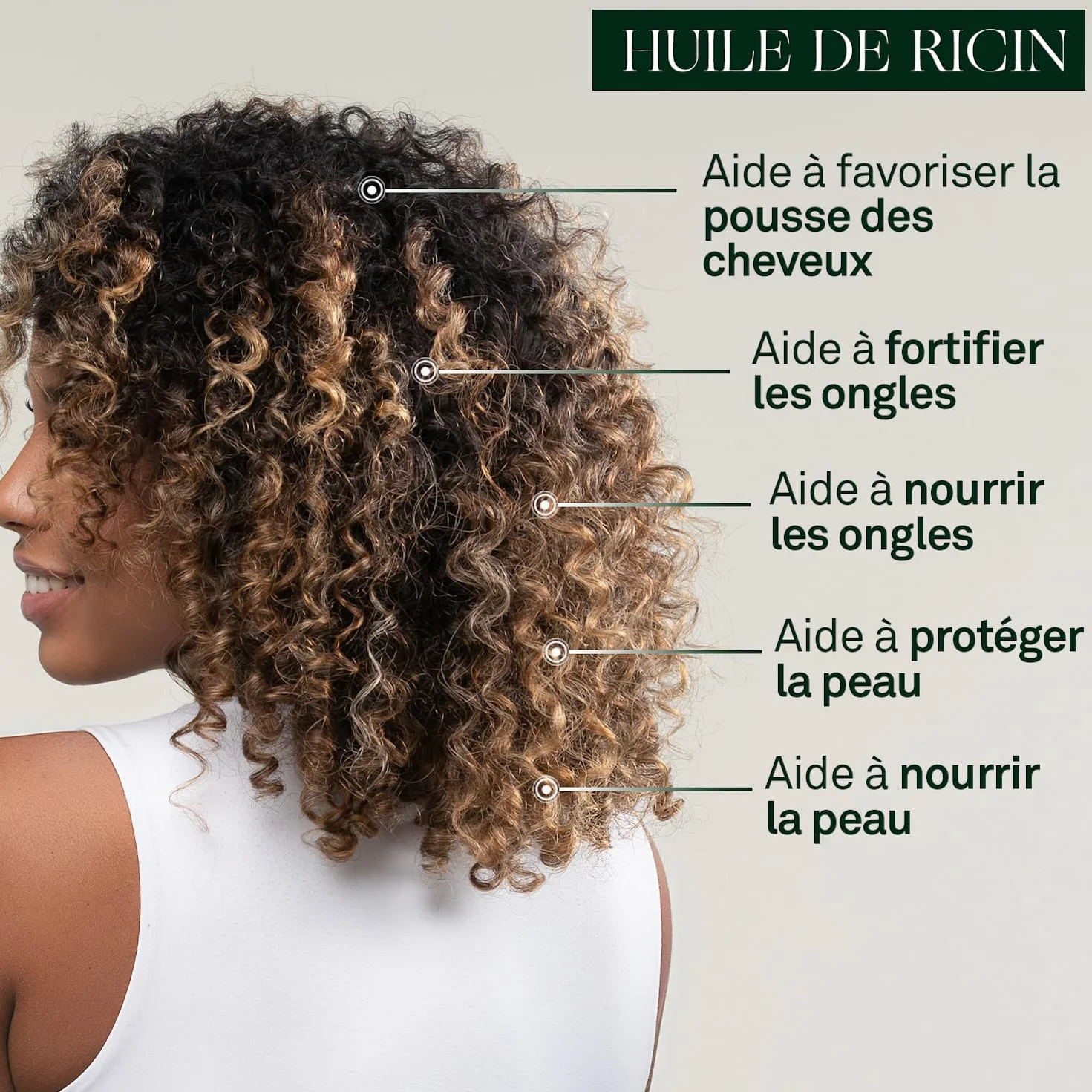 Huile De Ricin LUXÉOL Ongles & Peau 50ml 100% Naturelle Fabriqué France