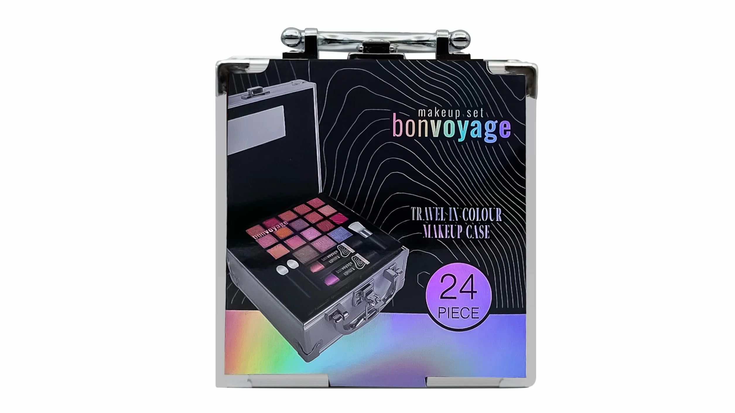 Coffret Maquillage Femme Yeux Lèvres Visage Ombres Rouges à Lèvres Illuminateur Bronzant Travel in Colour