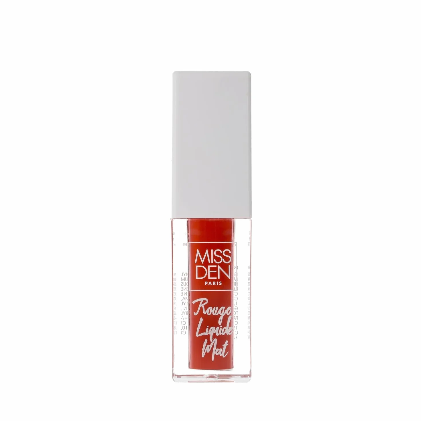 Pour un maquillage du matin impeccable, Miss Den Rouge à lèvres Liquide Mat Longue Tenue Teinte Rouge Tendresse 4mL - Lot de 3