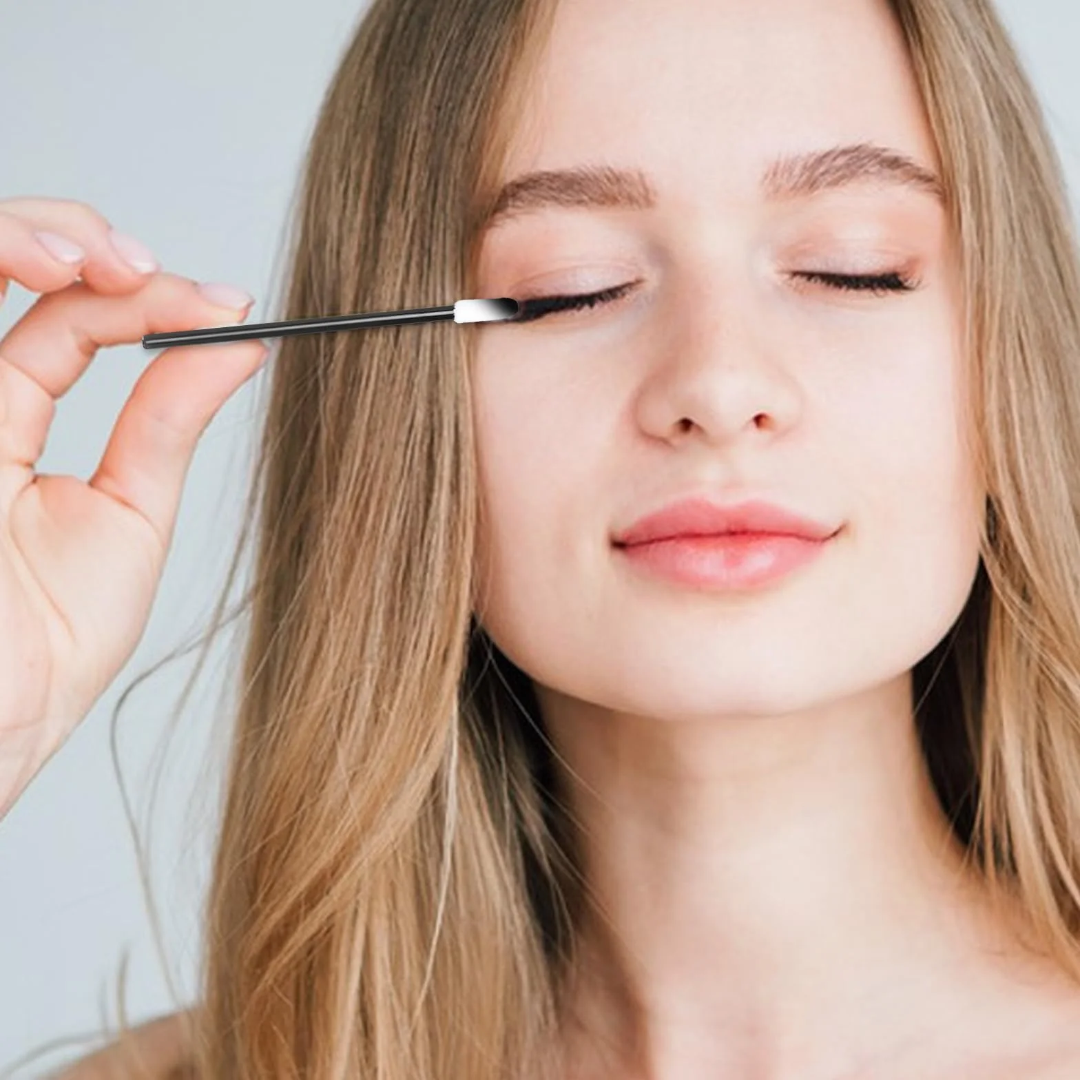 Pinceaux à lèvres jetables 300 pièces, applicateurs de rouge à lèvres, outil de maquillage beauté noir