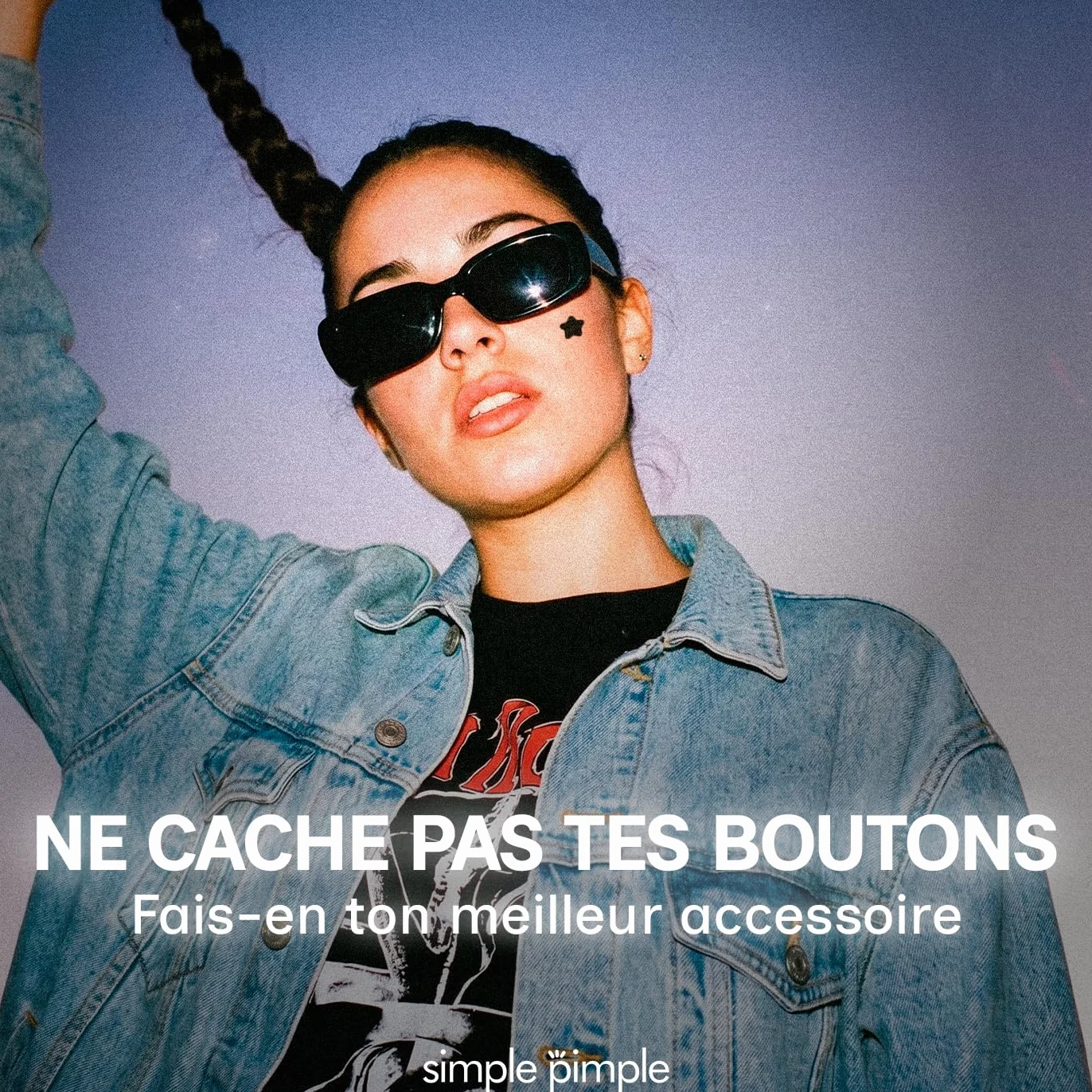 Pimple Patches Boutons Étoile Noire 36 Hydrocolloïdes Absorbe Impuretés Protège Look Alternatif