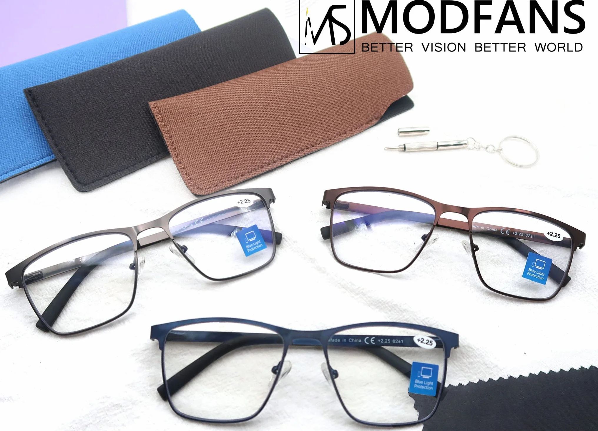 MODFANS Lunettes Loupe