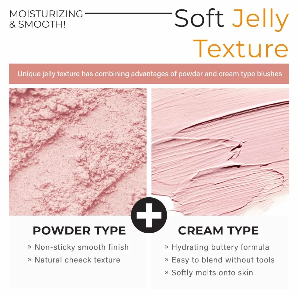 A'PIEU Juicy-Pang RD01 Blush en gelée doux au toucher pour les joues avec texture crème et poudre combinées pour une finition rosée naturelle, ne tombe pas, 4,8 g