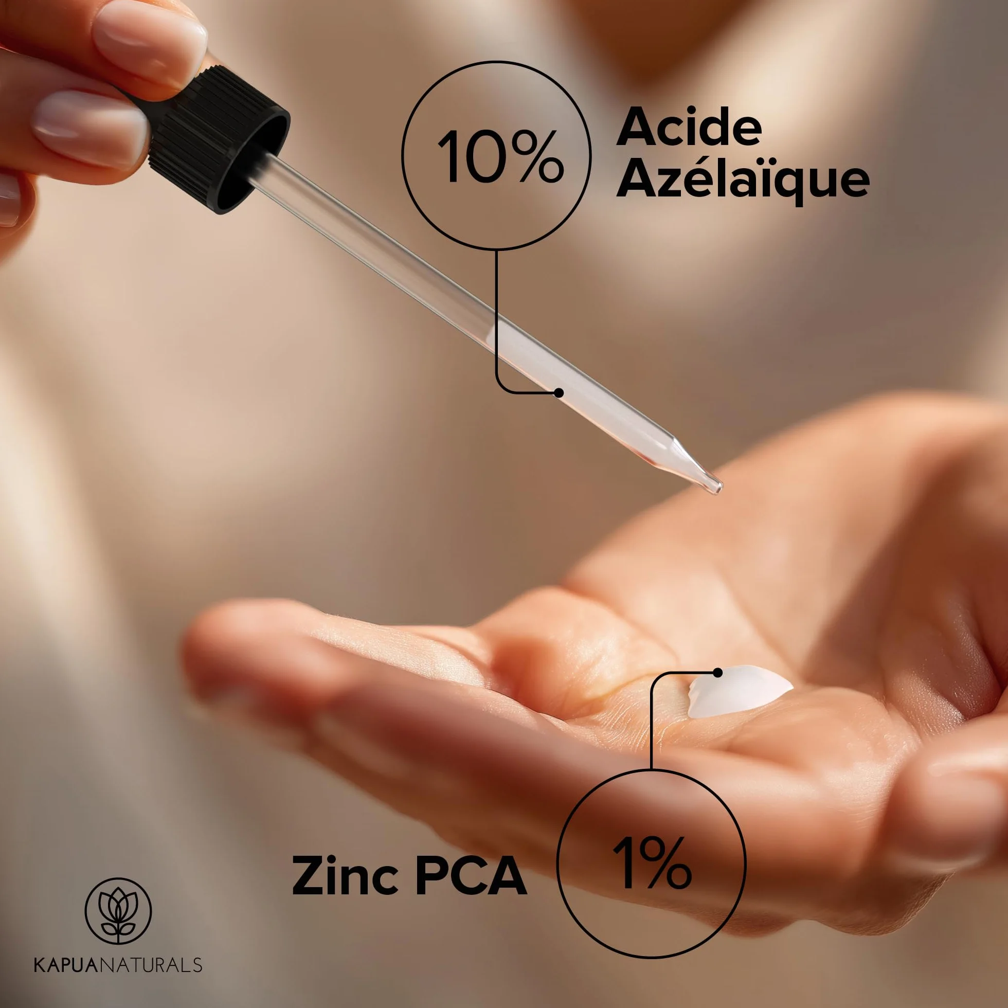 Sérum Acide Azélaïque 100ml Purifiant Peaux Impures Sensibles BIO Végane