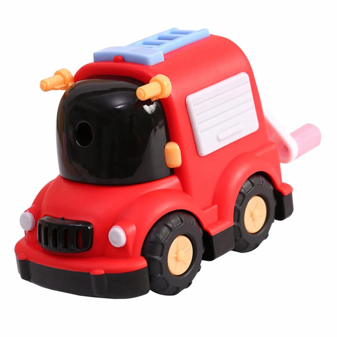 Aiguiseur Manuel en Plastique Rouge pour Crayons Scolaires et Loisirs