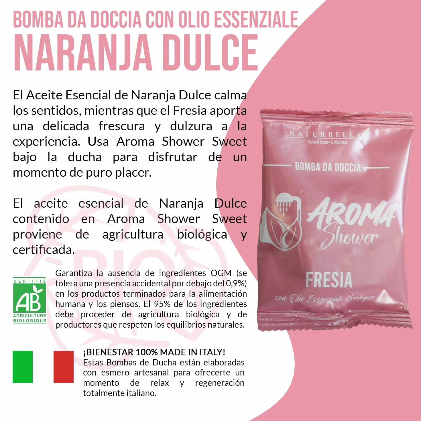 Gisa Wellness Bombes de Douche Aroma Shower BOX 10 pièces Huiles Essentielles Bio Lavande Citron Eucalyptus