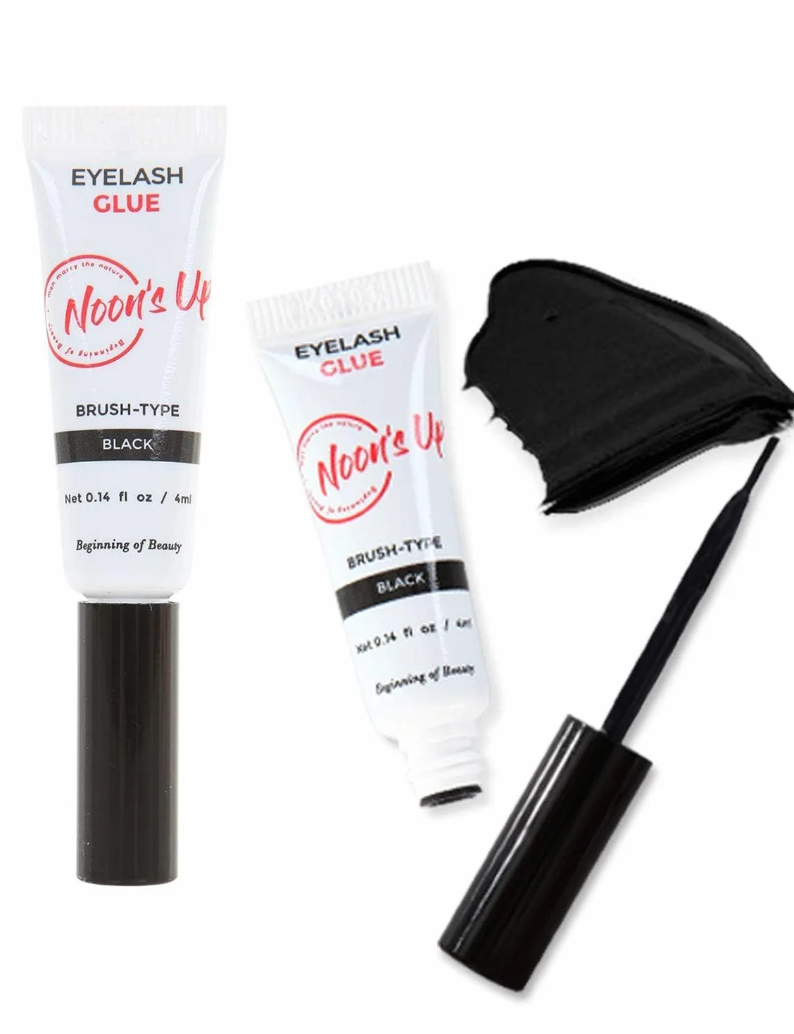 NOON'S UP Colle à Faux Cils Noire Fixation Extra Forte Waterproof 4 ml