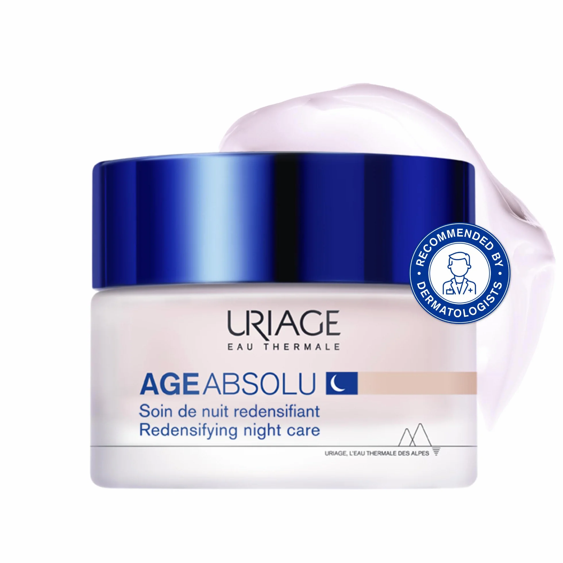 Uriage Age Absolu Masque de Nuit Raffermissant - Rétinol, Acide Hyaluronique, Beurre de Karité - Booster de Procollagène x6 - Rides, Relâchement - Volume & Hydratation - Brevet Anti-âge Exclusif -50ml