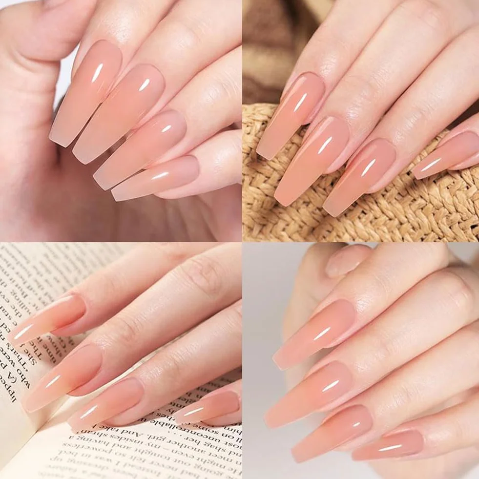 Poly Extension Gel Kit, Gel D'extension d'ongles en Poly, Démarrage pour Extensions D'ongles Polygel