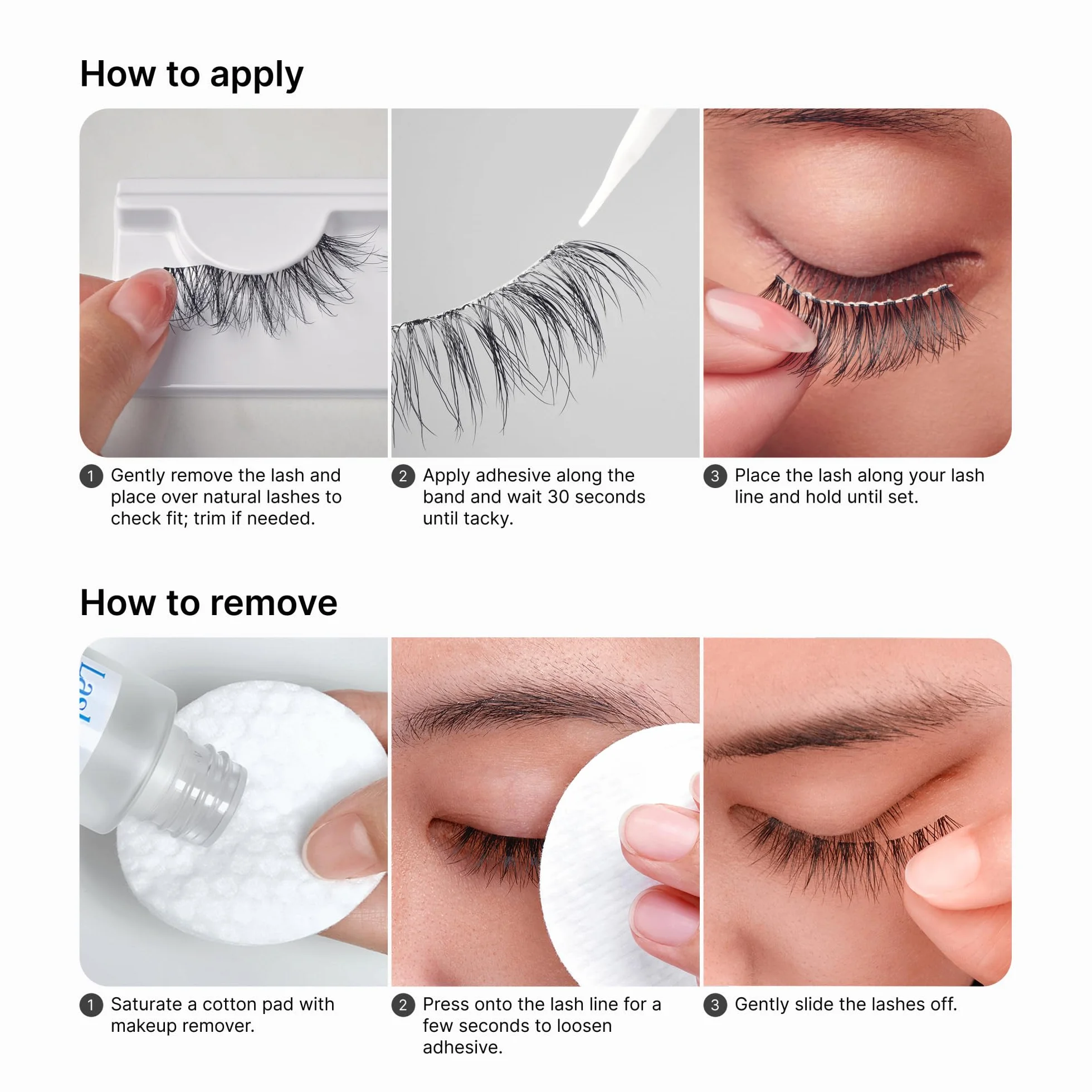 KISS Lash Glue Clear 5 g Colle faux cils transparente waterproof sans latex