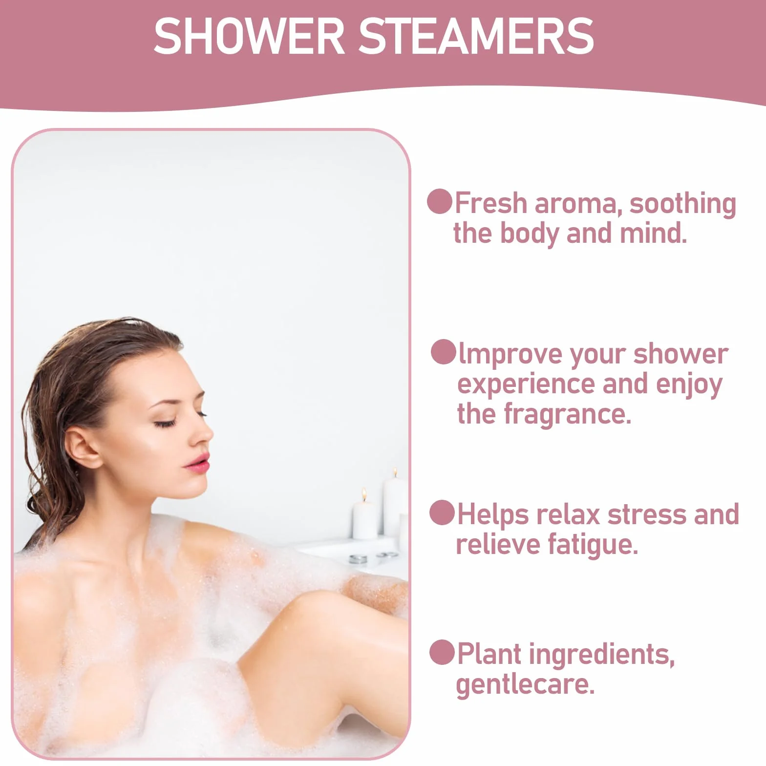 Lot de bombes de bain apaisantes - Bombes de douche naturelles pour détente