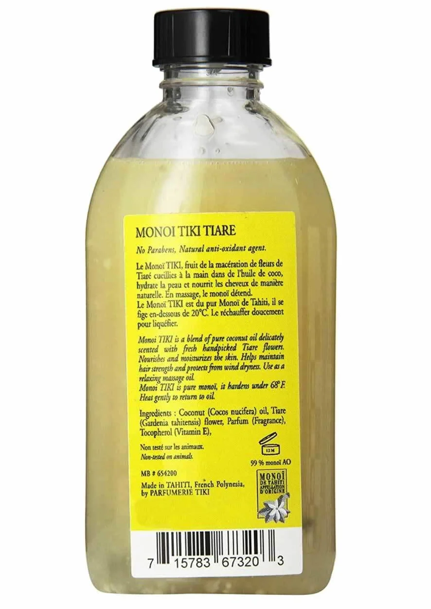 Huile Monoi Tiare Naturel Parfumerie Tiki