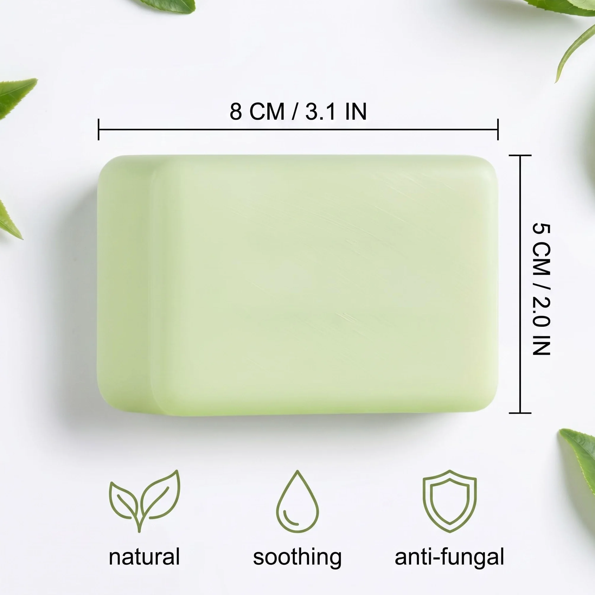Savon antifongique pour soin corporel quotidien, apaise et soulage les irritations