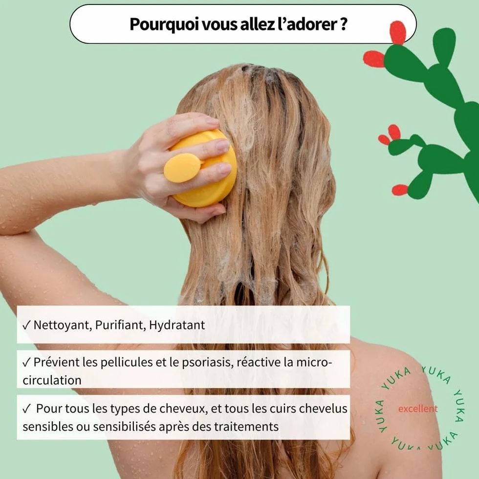 Shaeri – Pure Scrub Détoxifiant Cuir Chevelu & Corps – Gommage Naturel 2-en-1 – Figue de Barbarie, Aloe Vera, Sel Marin, H.E. de Citron – Purifie & Rafraîchit – 98% Naturel, Made in France
