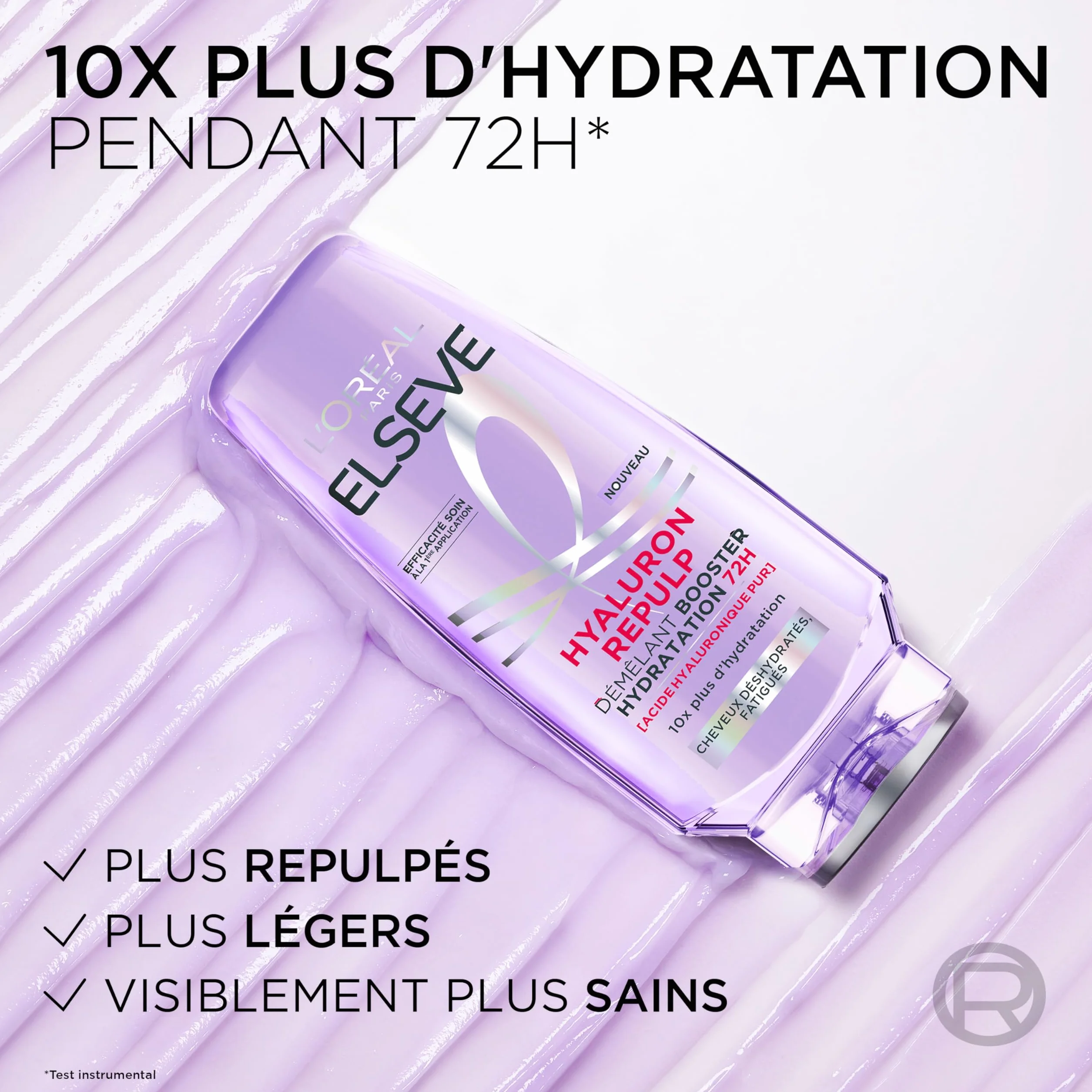 L’ORÉAL PARIS Elseve Hyaluron Repulp Démêlant Ré-Hydratant Cheveux Déshydratés 250 ml