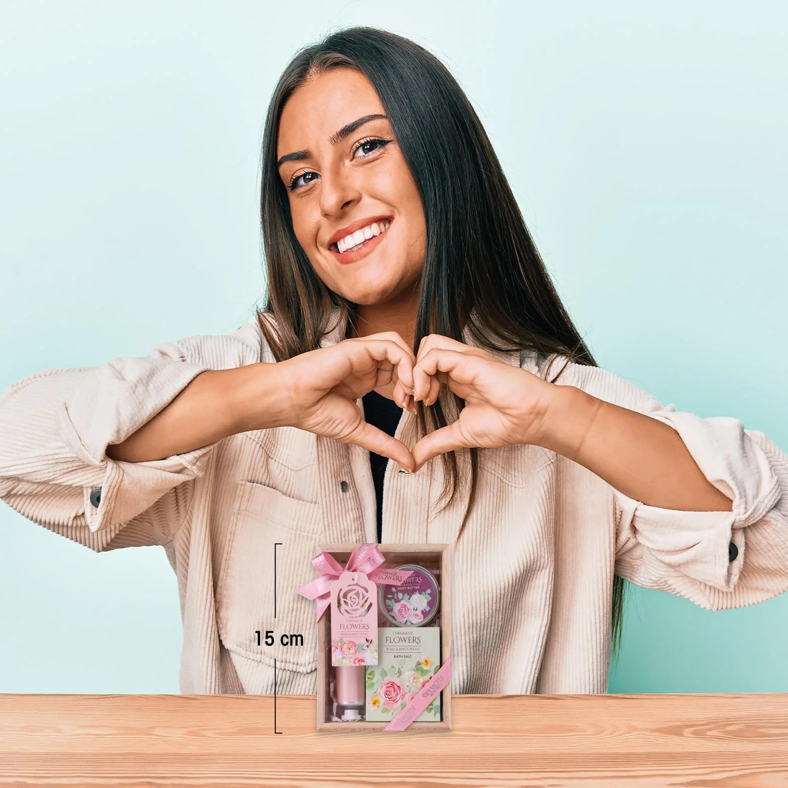 Accentra RÊVE DE FLEURS Coffret de bain 3 pièces crème mains beurre corporel sel de bain
