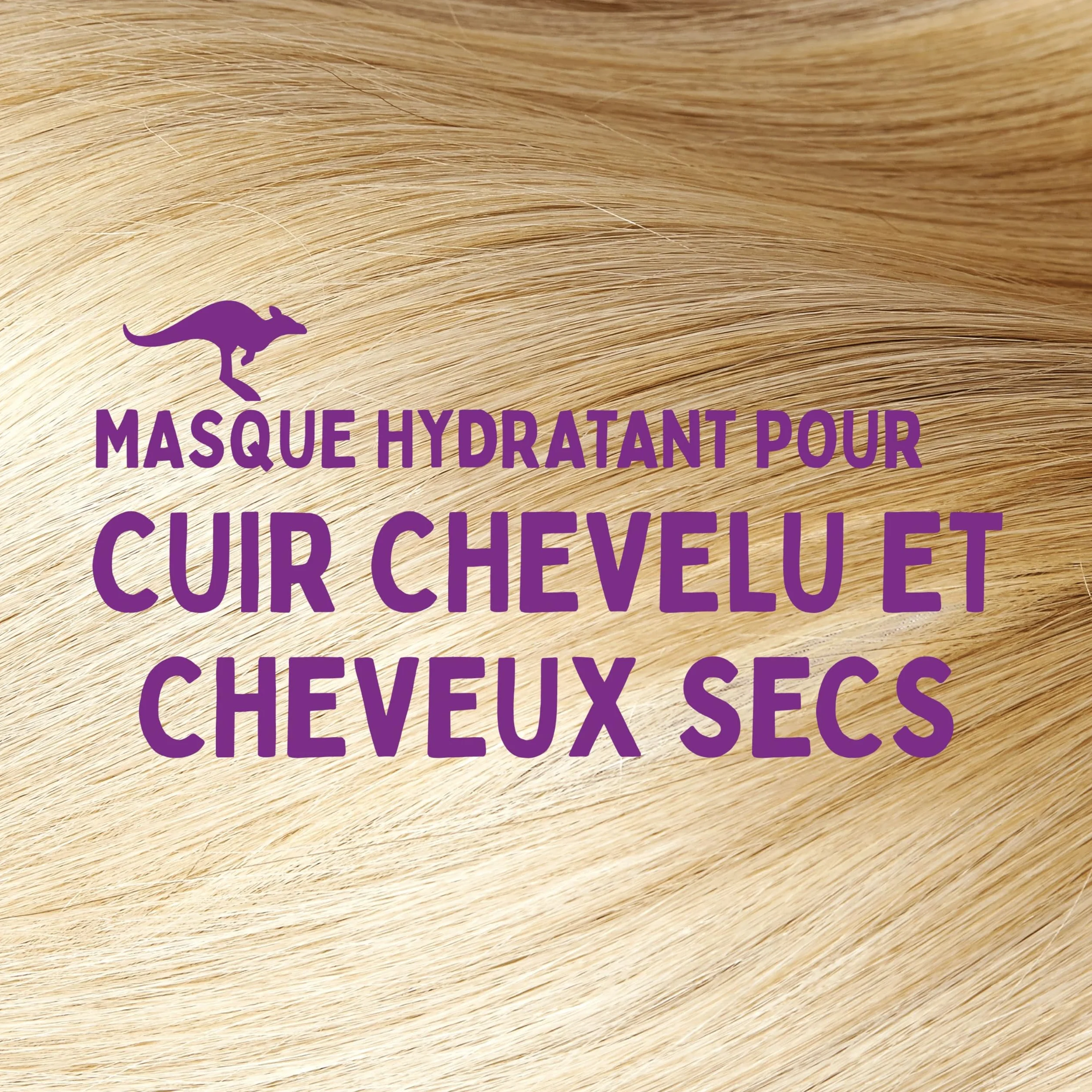Aussie SOS Hydratation Surpuissante Masque Cheveux Cuir Chevelu 500ml Apaise Réhydrate 100 Heures Hydratation Formule végane