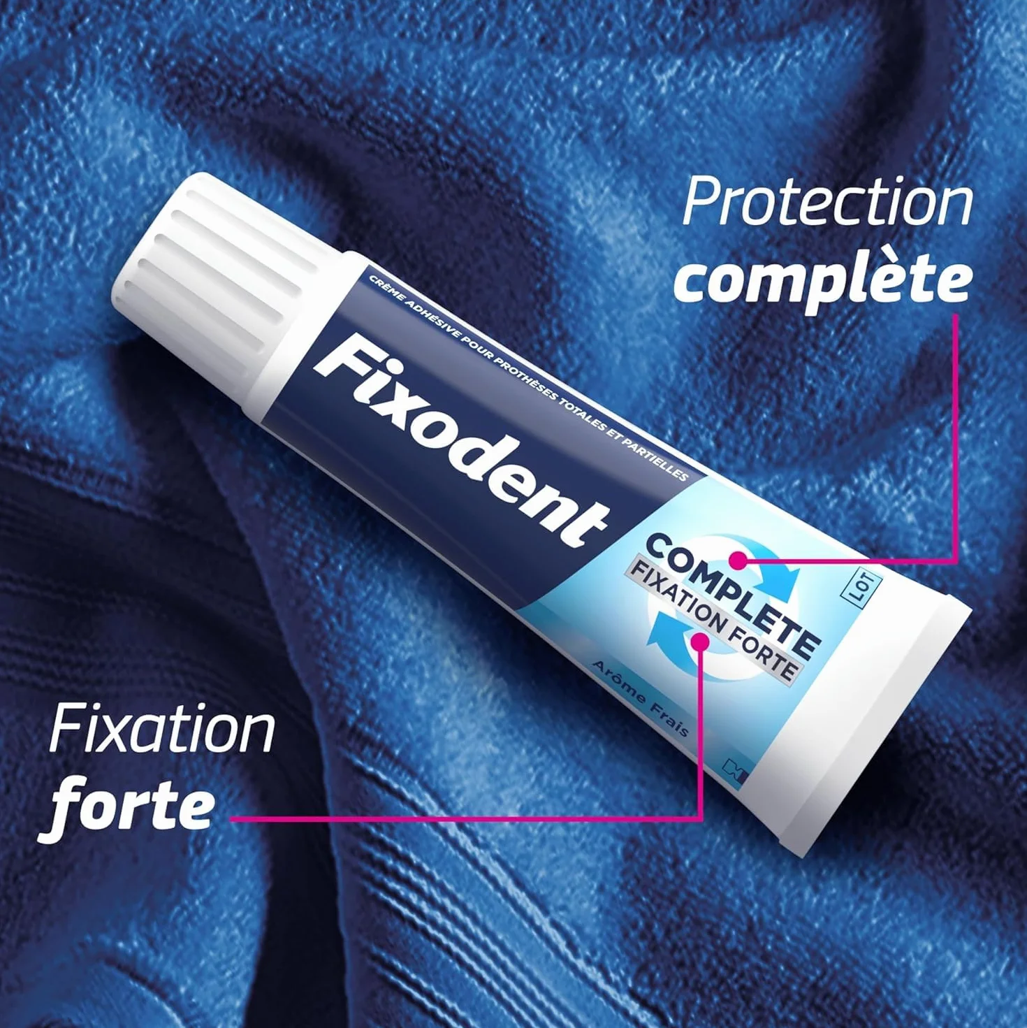 Crème fixative pour prothèses dentaires 70 g