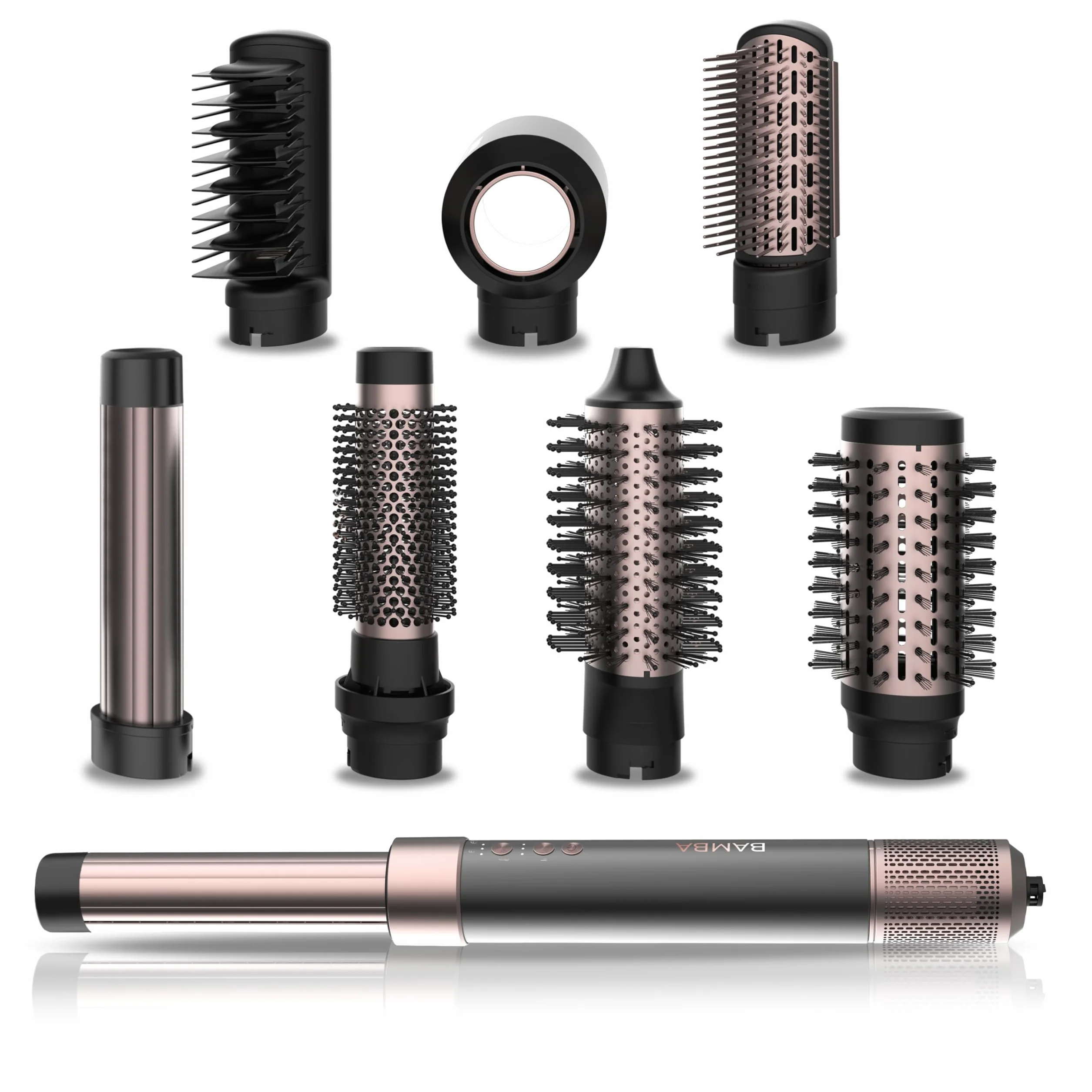 Cecotec Brosse Soufflante CeramicCare AirGlisse Black 1400W, Technologie Coanda, 3 Vitesses, 3 Températures, Contrôle Intelligent de la Chaleur