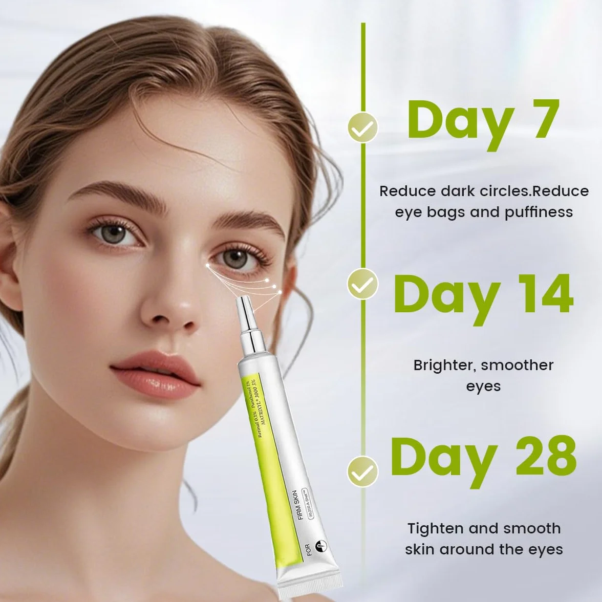 Retinal Shot Tightening Booster Coffret 3 Pièces Sérum Retinol Shot et Crème au Rétinal, Soin Visage Anti-Âge contre les Rides, pour plus d'Élasticité, Formule Douce pour tous les types de peaux