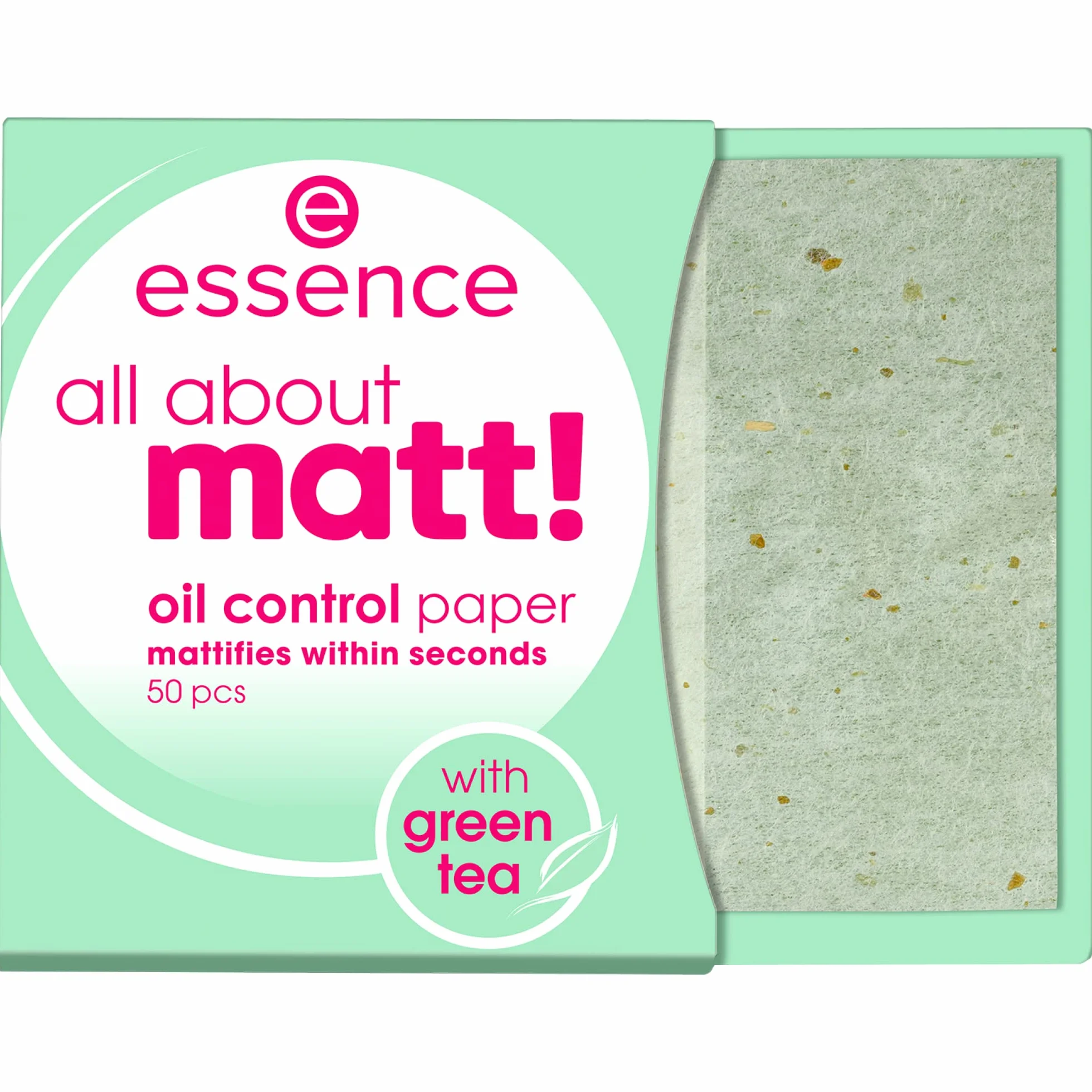 Essence all about matt! papier matifiant contrôle sébum brillance mat 50pcs