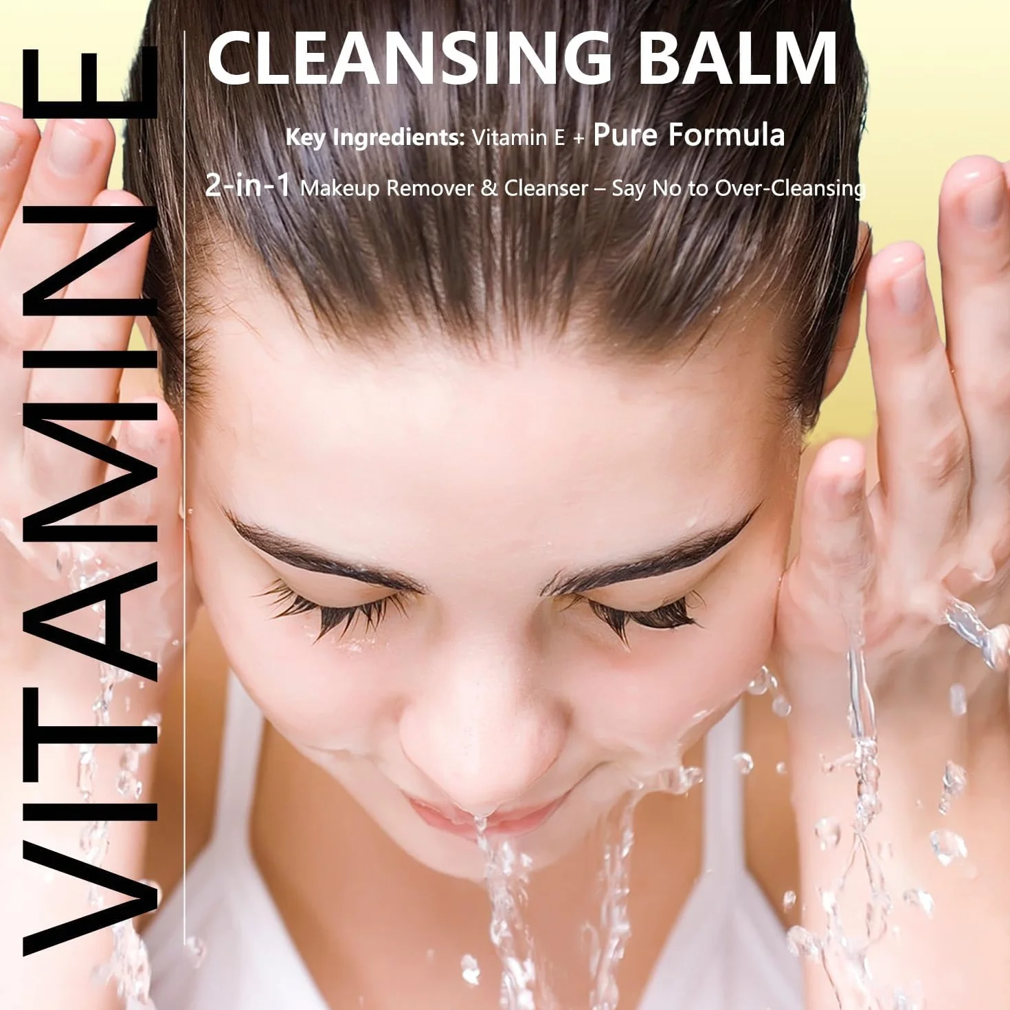 Baume démaquillant à base d'huile Hydratant Végétalien Boîte métallique fine