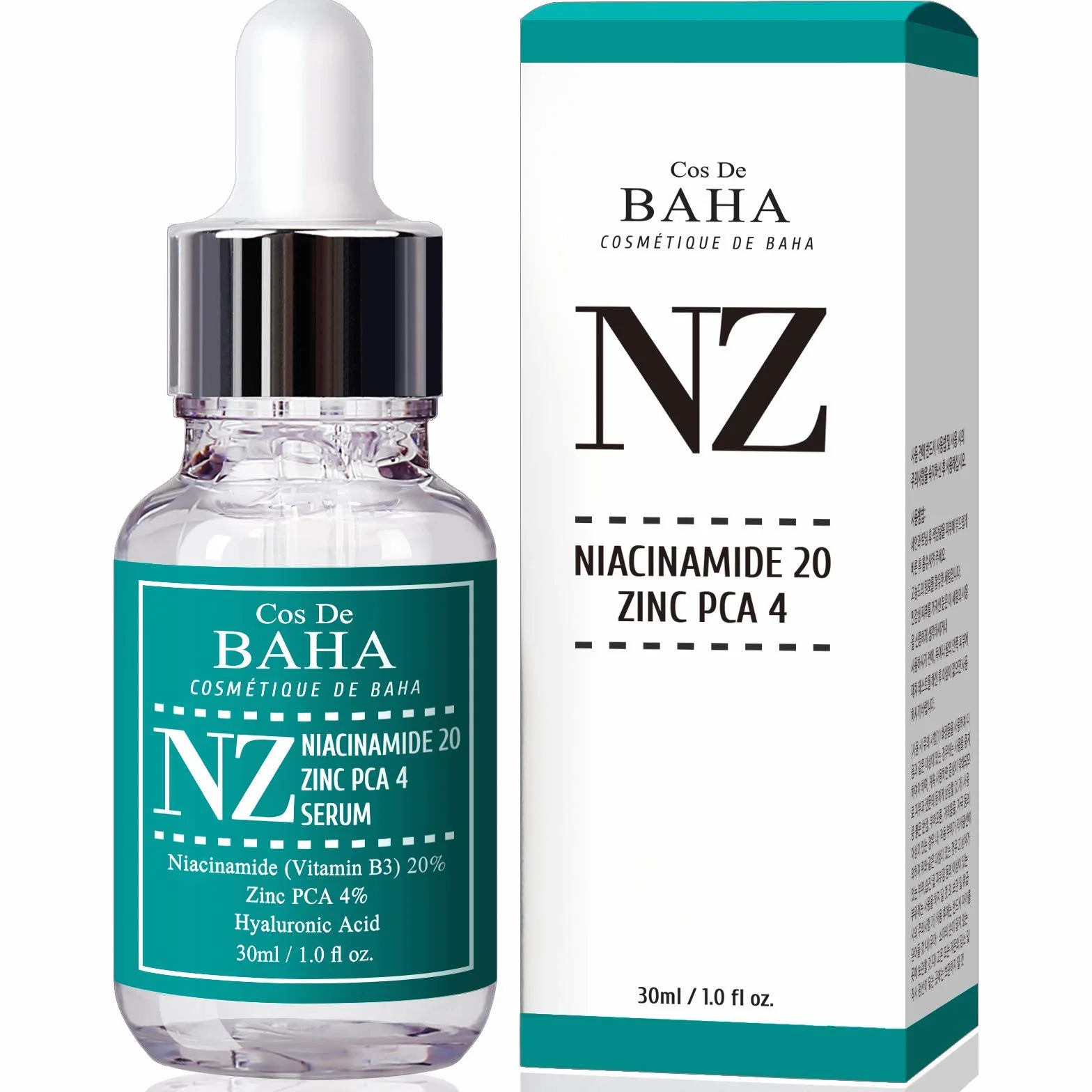 Cos De BAHA Sérum À La Niacinamide 20% + Zinc Pca 4% 1 Fl Oz