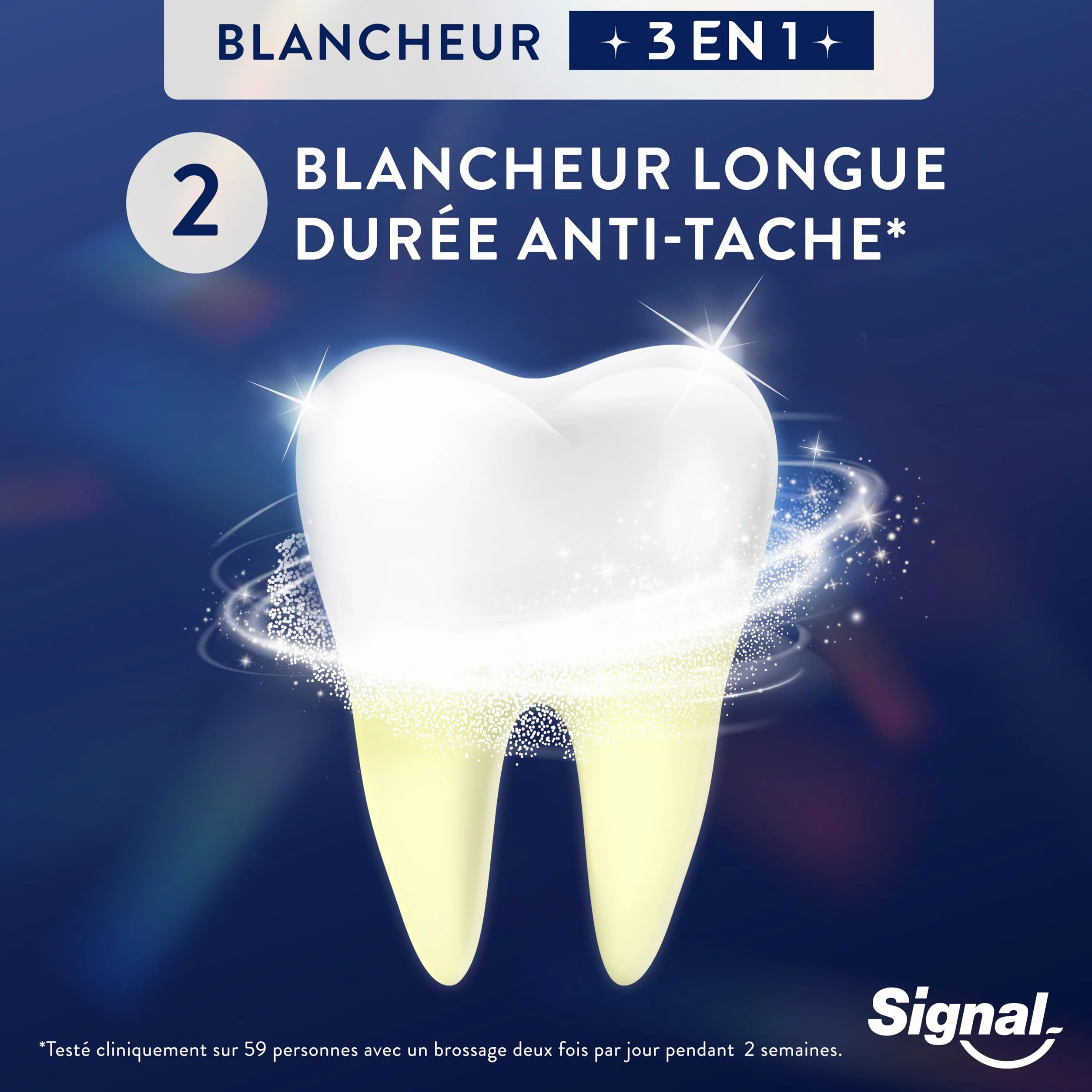 Hello Glow Dentifrice 3 en 1 Blancheur Longue Durée Anti-Tache Action Micellaire 75ml