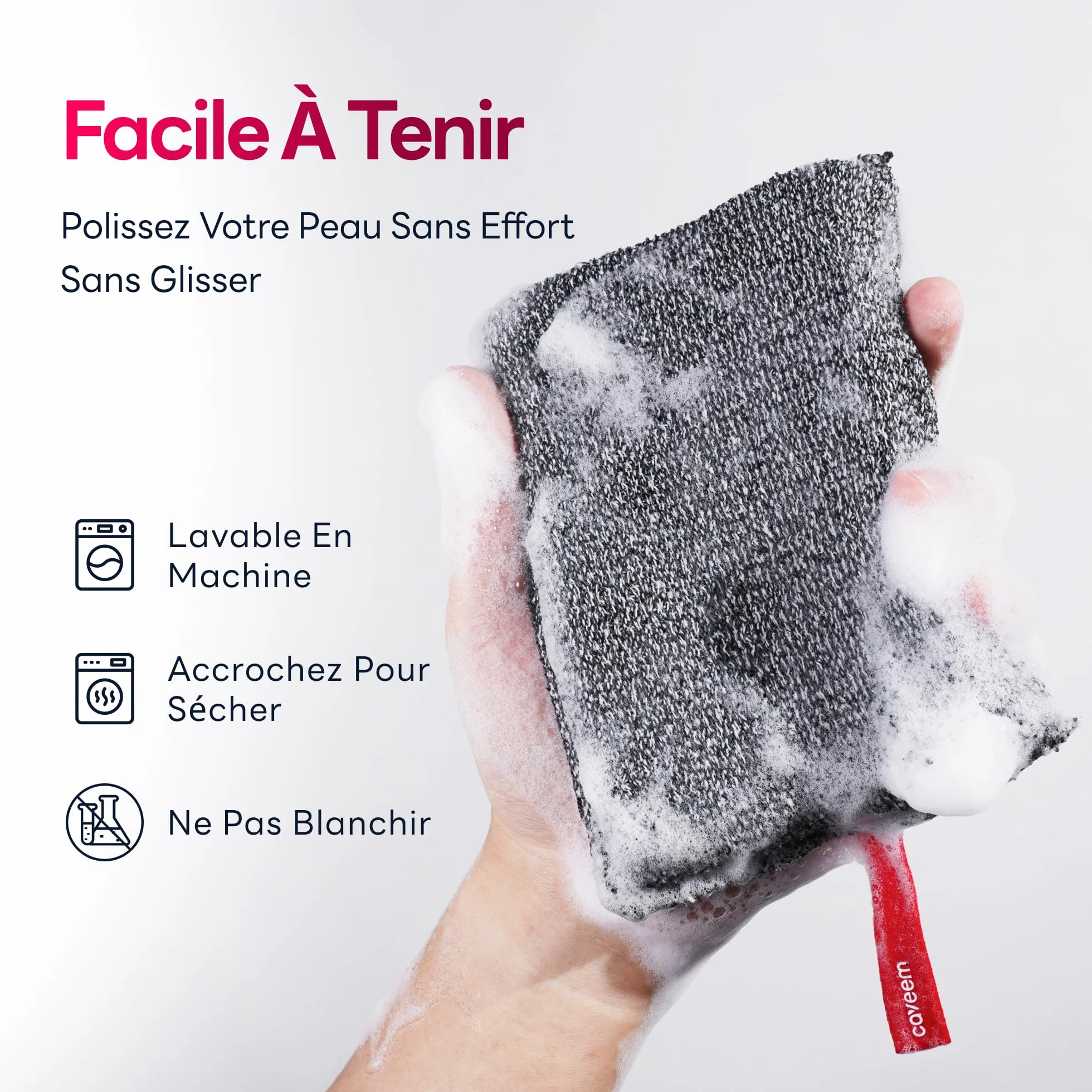 Éponge exfoliante pour le corps 2pcs