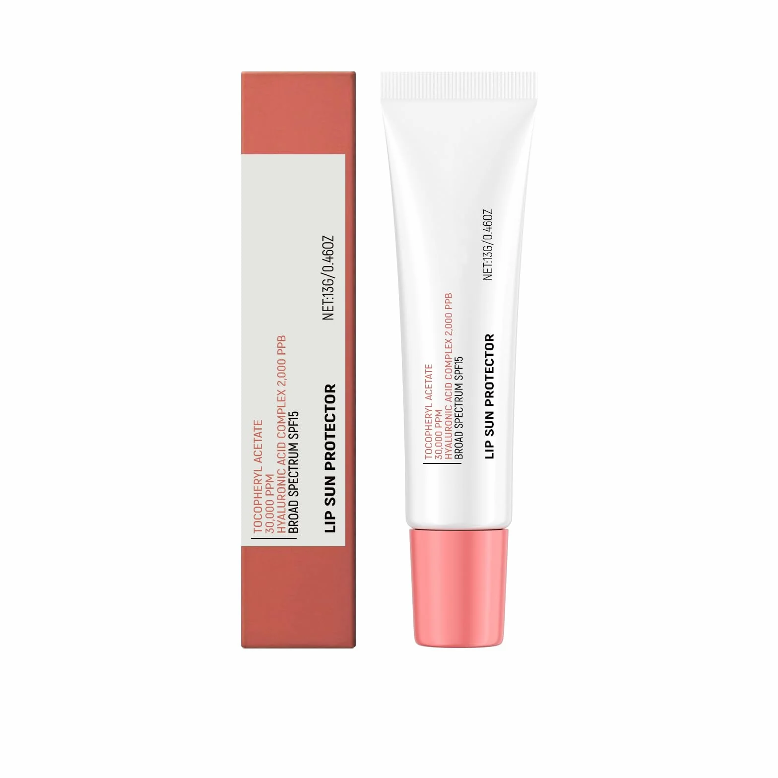 Tinted Glow SPF 15 Sunscreen Lip Balm with Hyaluronic Acid and Vitamin E for Dry Sensitive Lips