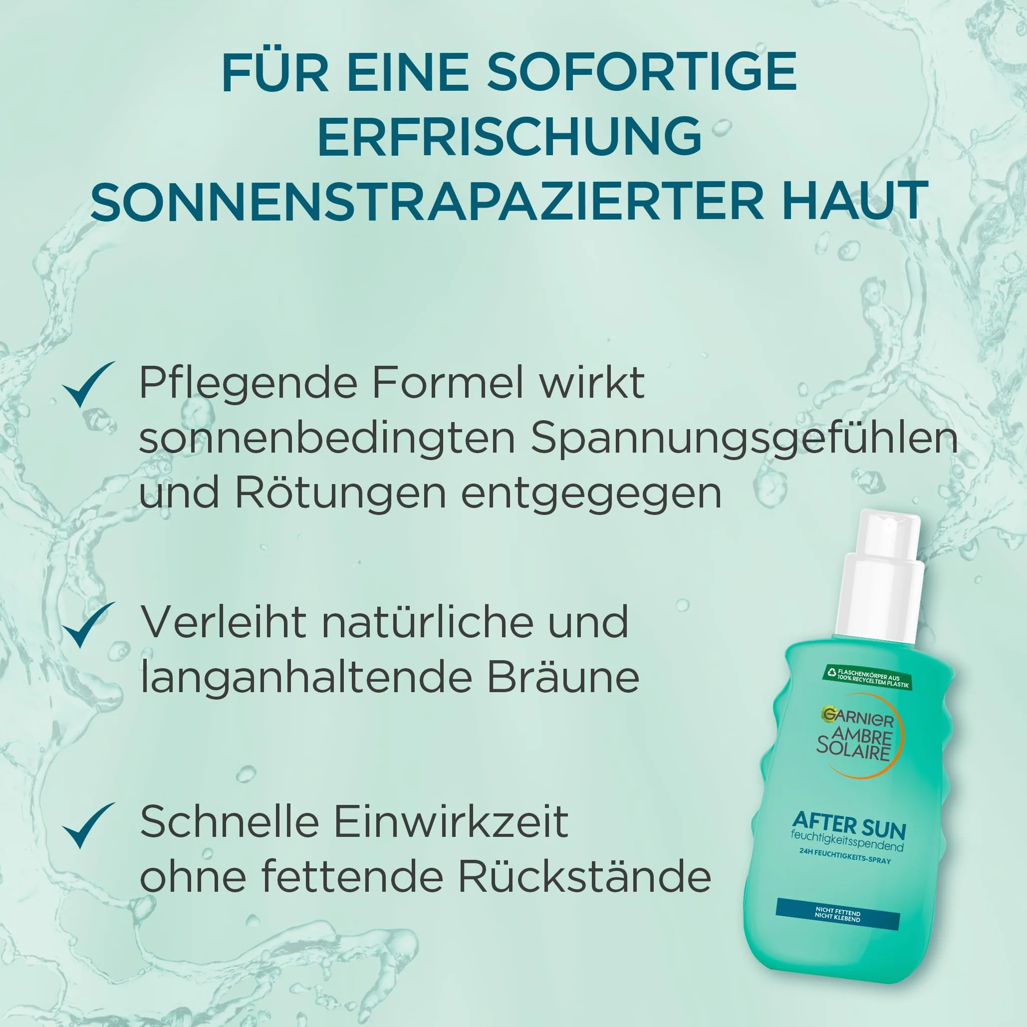 Garnier Ambre Solaire After Sun Spray Hydrate et prolonge le bronzage 150 ml