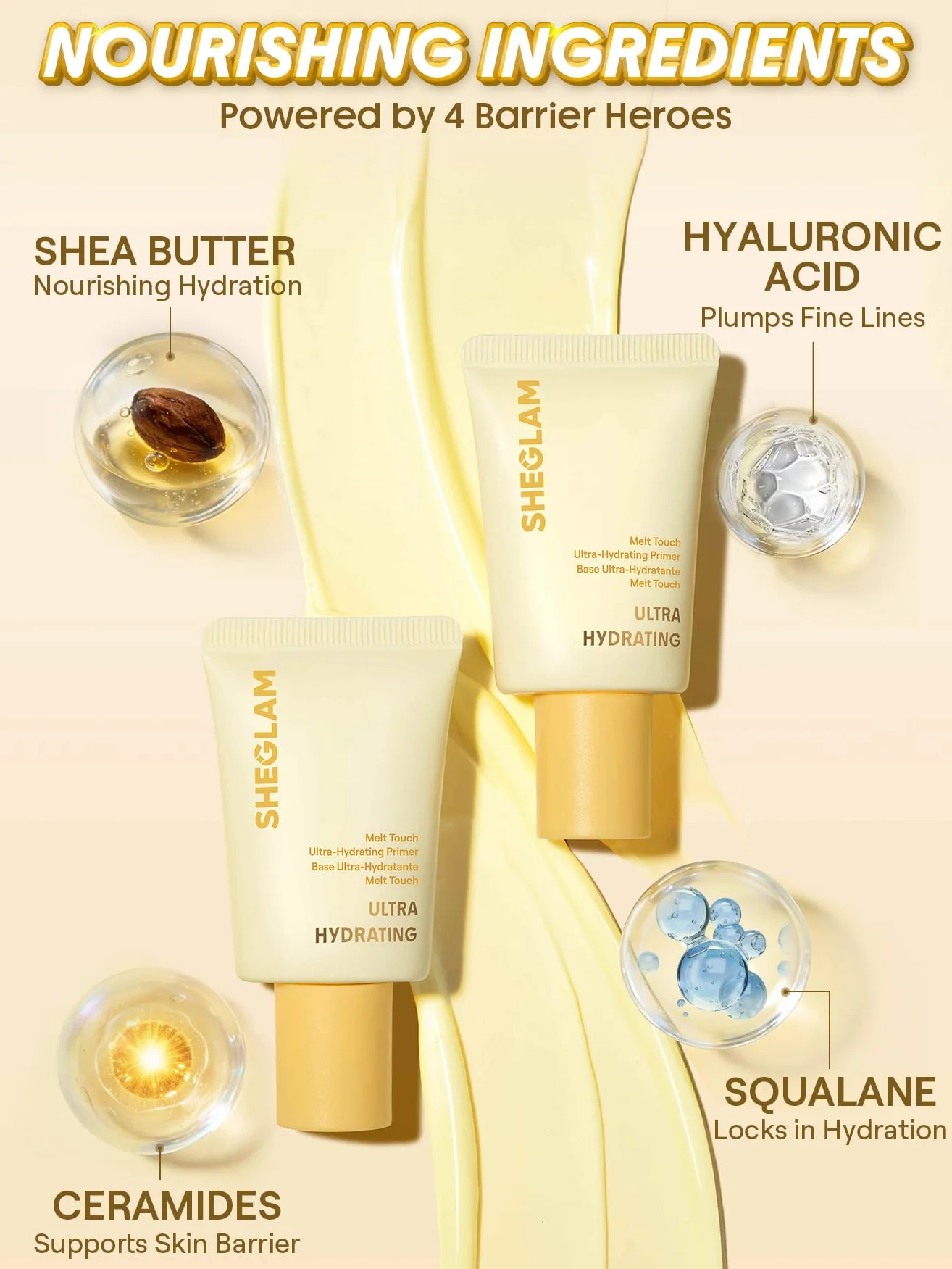 SHEGLAM Melt Touch Ultra Hydrating Primer Hydratant Lissage