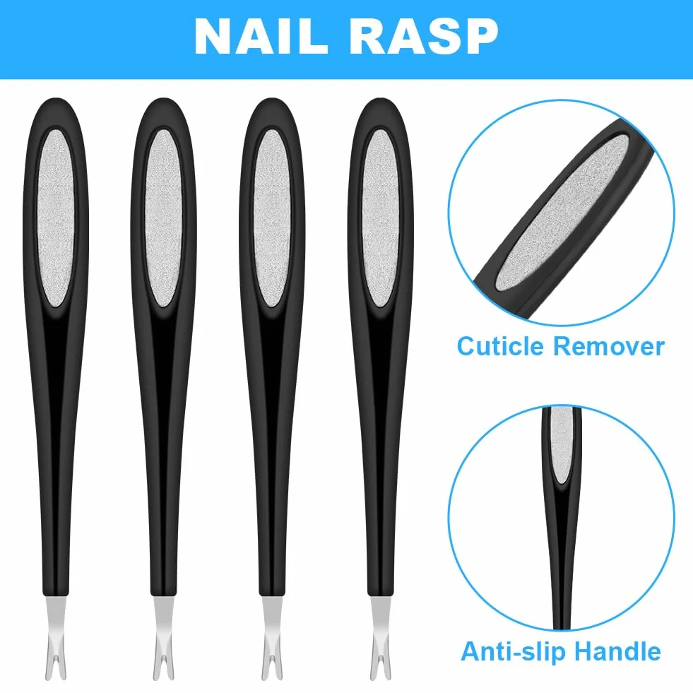 Outil de Soin des Ongles Nail Art Cuticules Trimmer Pusher Fourchette à Cuticules