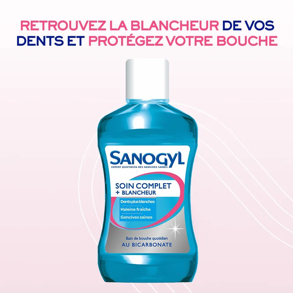 Sanogyl Bain de Bouche Soin Complet Blancheur 500 ml
