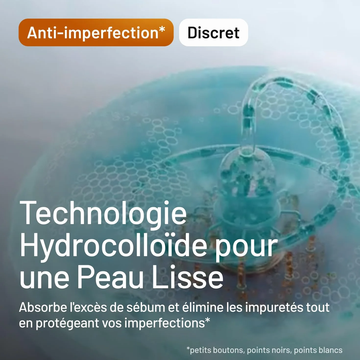 Compeed Patchs anti-imperfections hydrocolloïdes discrets 15 pièces 1.5x1.5 cm
